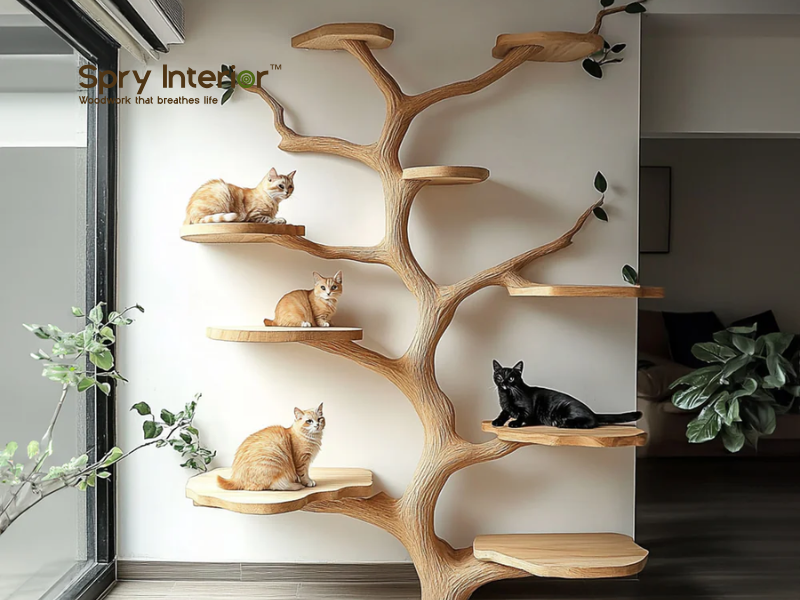 Natural Wood Cat Trees - Organic Cat Tree Ideas That Blend Comfort With Home Decor