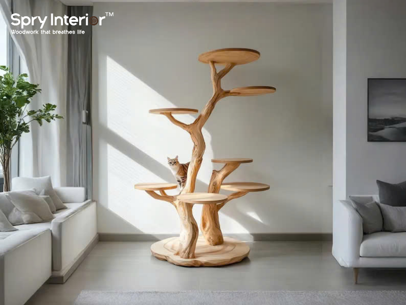 Mid Century Modern Cat Tower 