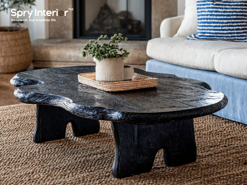 Solid Black Wood Coffee Table: A Classic for Every Home
