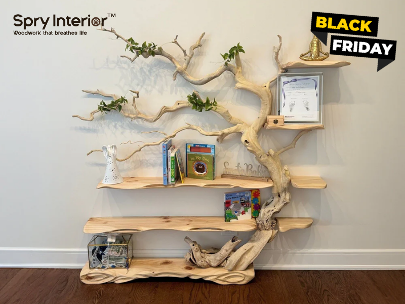 Standing Tree bookshelf for Black Friday 2025
