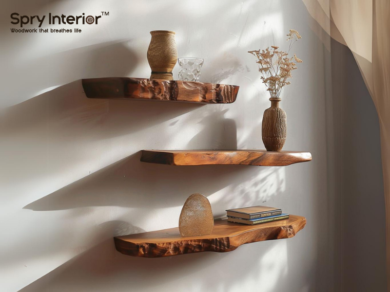 Reclaimed Wood for Floating Shelves