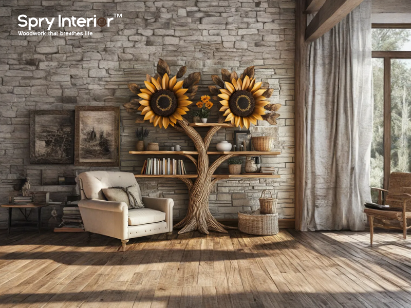 8 Creative Wood Tree Bookshelves That Maximize Space and Style