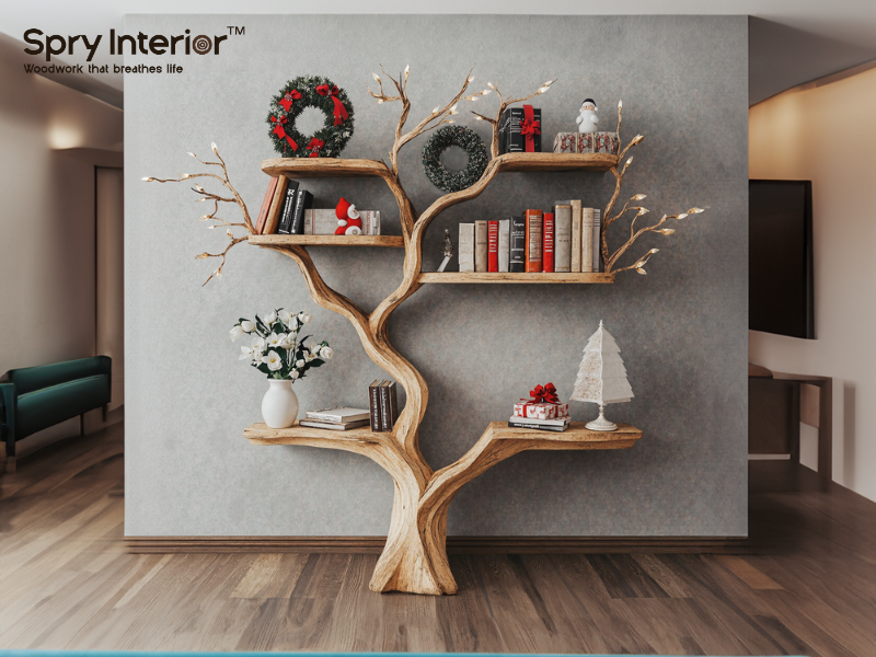 Standing Tree Bookshelf in San Francisco: An Aesthetic Appeal