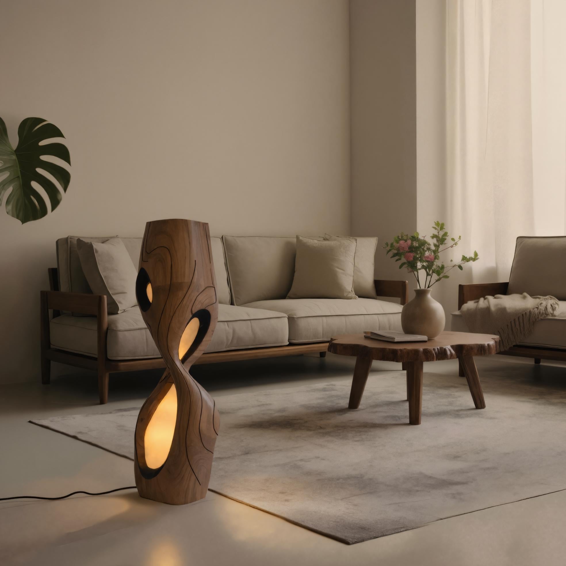 Modern Sculptural Floor Lamp For Living Room Or Bedroom SITHHNLAM019