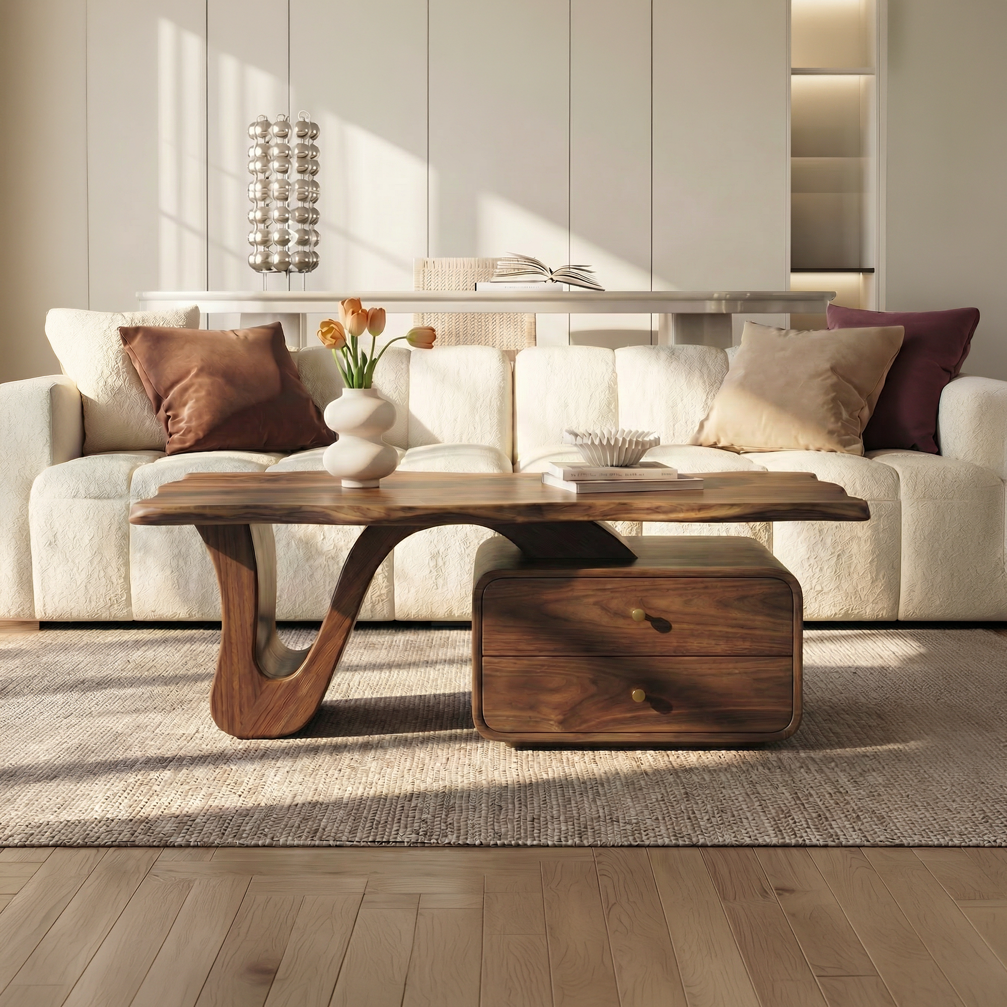 Modern Coffee Table With Storage For Living Room And Lounge SINLKICF358