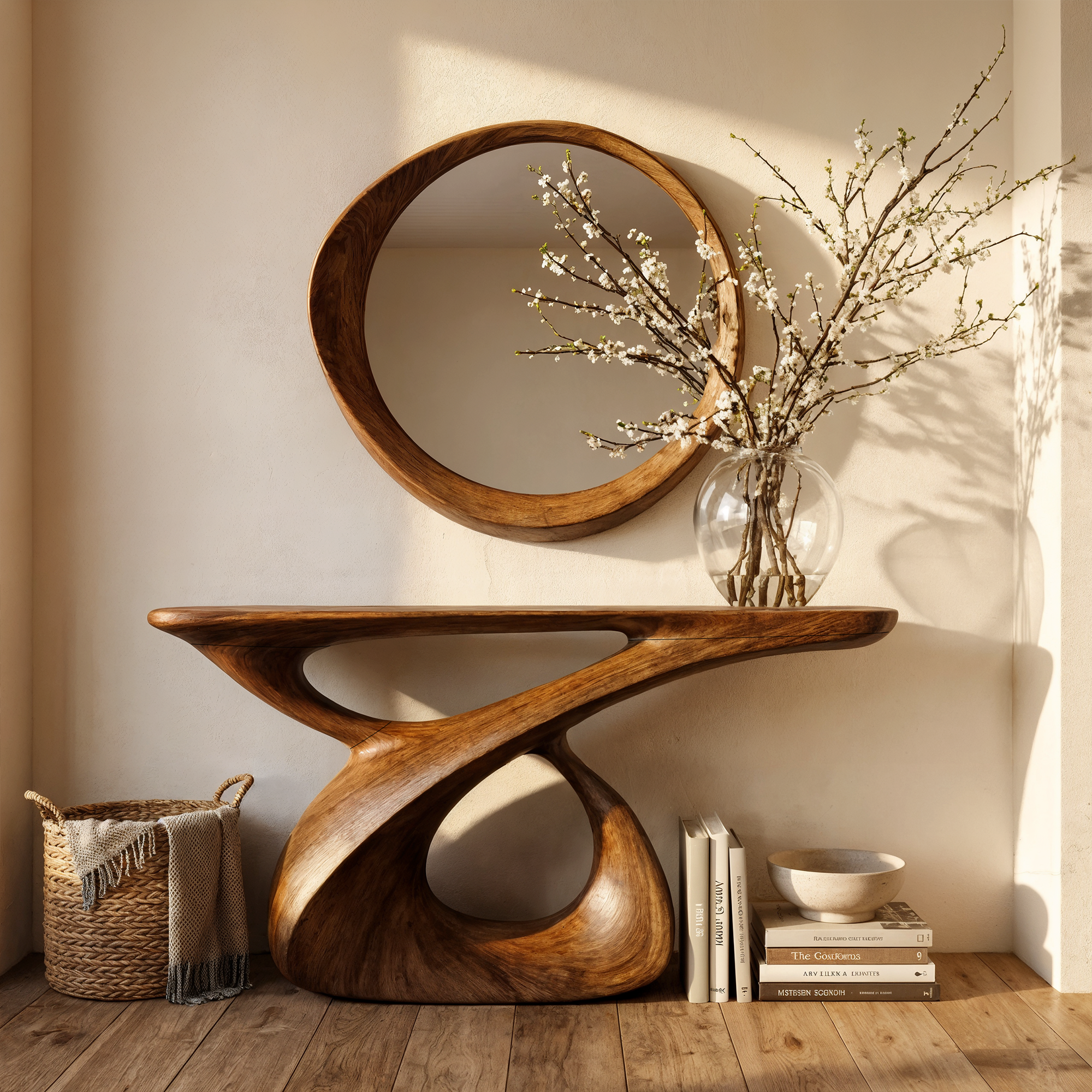 Mid Century Console Table Entryway And Hallway SINLKICS283