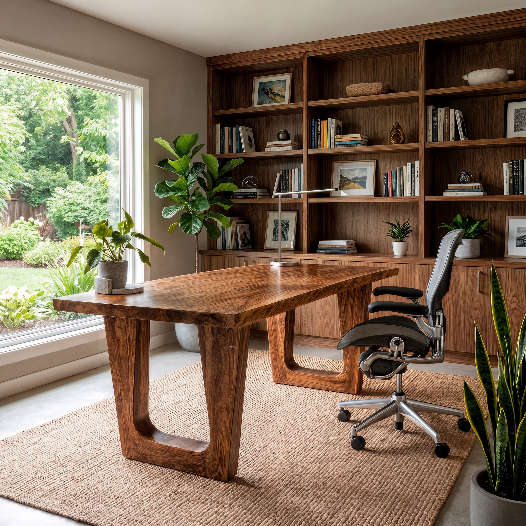 Rustic Desk For Home Office And Professional Workspace SINLKIDK137