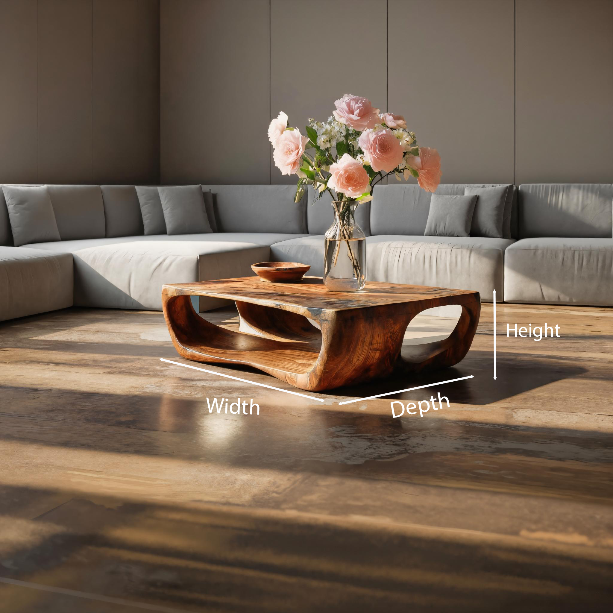 Modern Coffee Table Sculpture Design For Living Room RTTHTTCF018