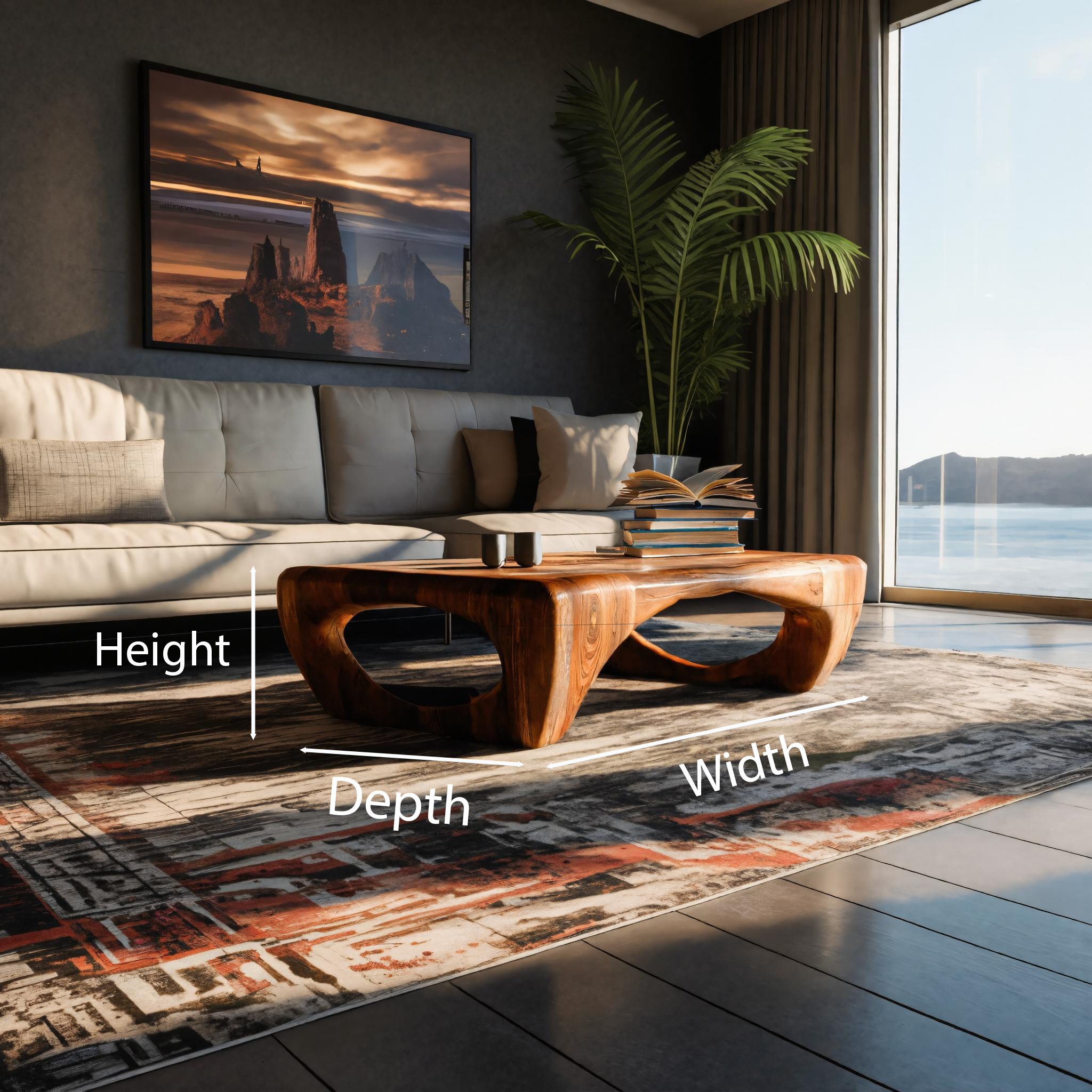 Modern Coffee Table For Living Or Bedroom Decor RTTHTTCF019