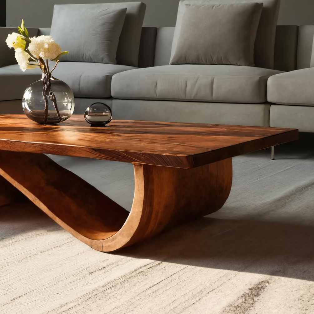 Minimalist Coffee Table Unique Base Design For Living Room RTTHTTCF021