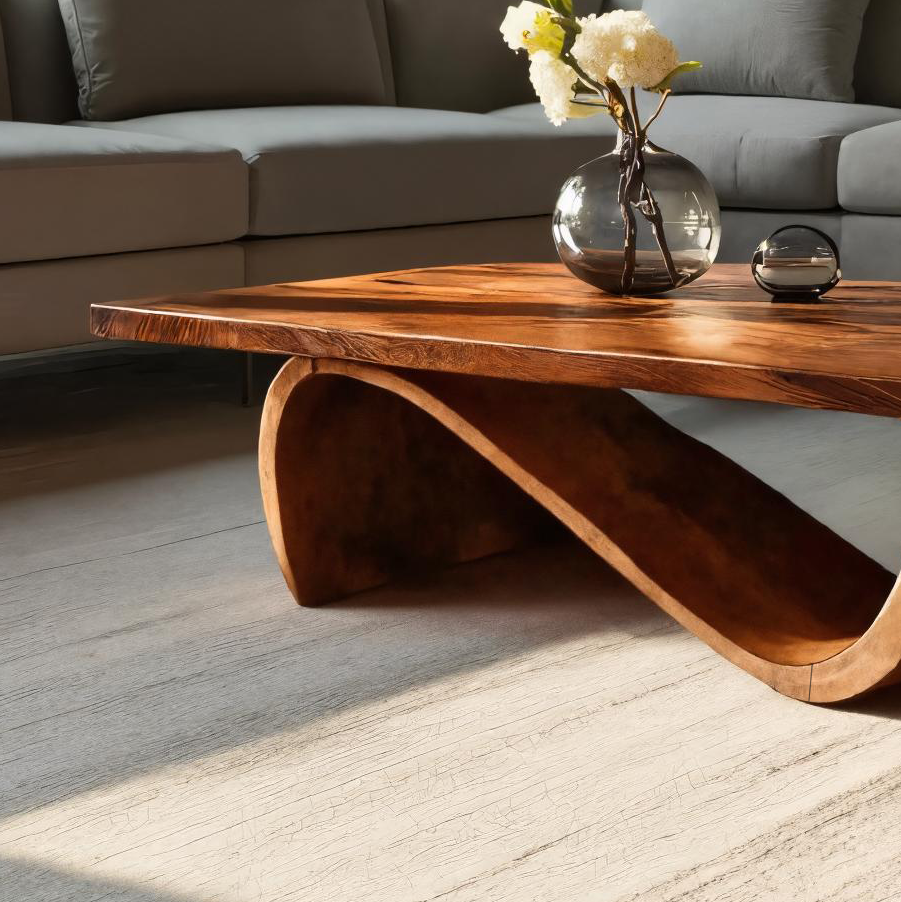 Minimalist Coffee Table Unique Base Design For Living Room RTTHTTCF021