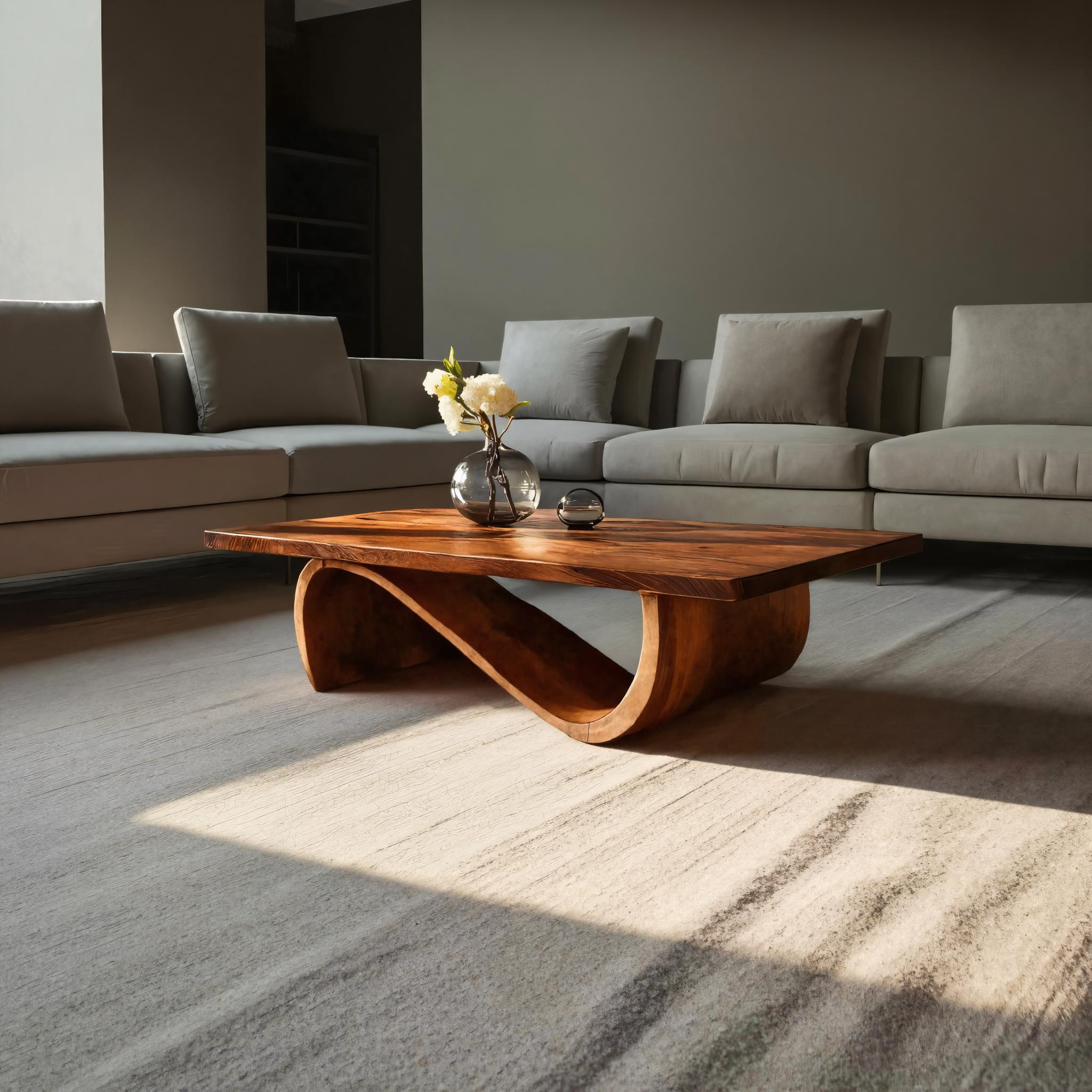 Minimalist Coffee Table Unique Base Design For Living Room RTTHTTCF021