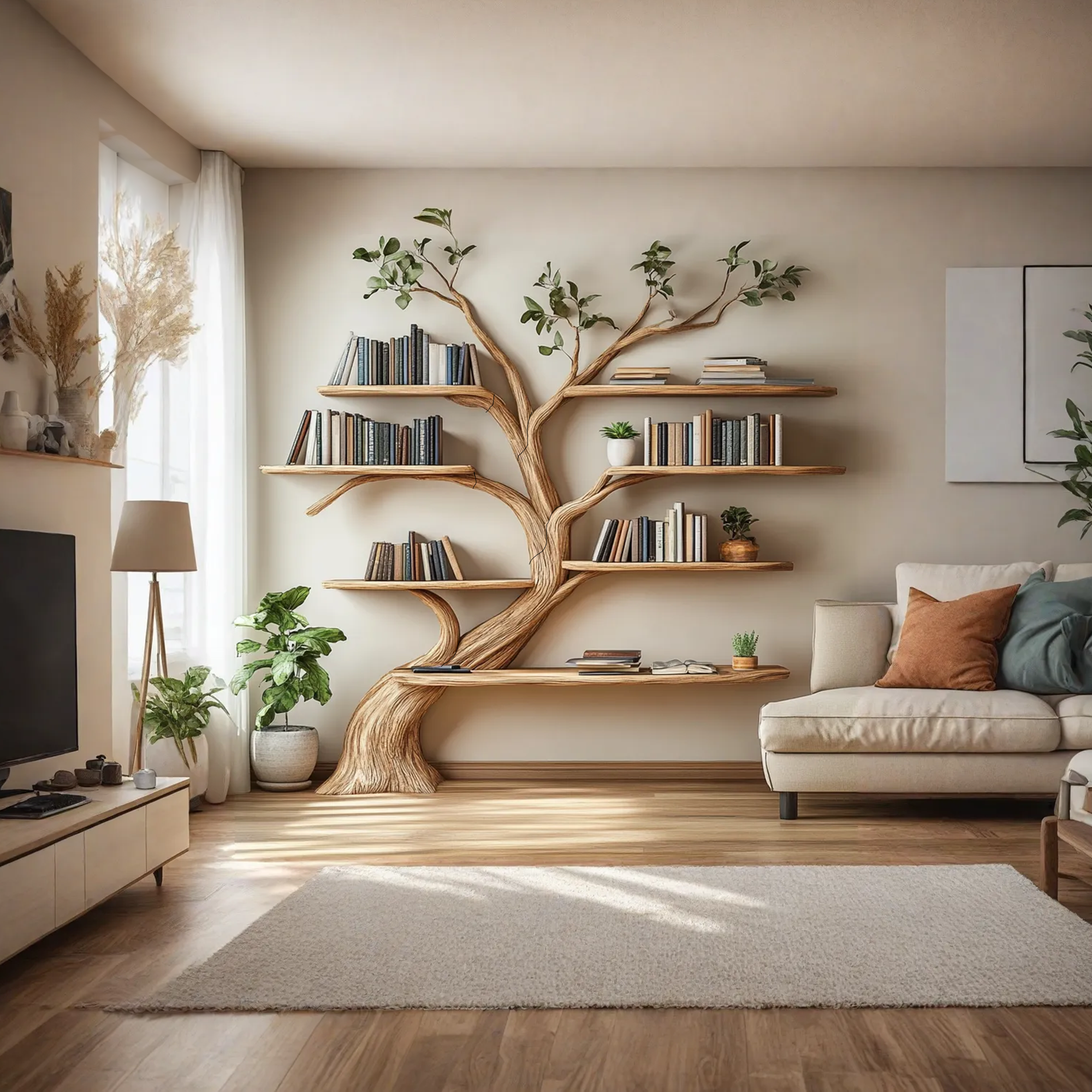 Driftwood Branch Shelf Floating Shelf Wall Mouted SINLTB121