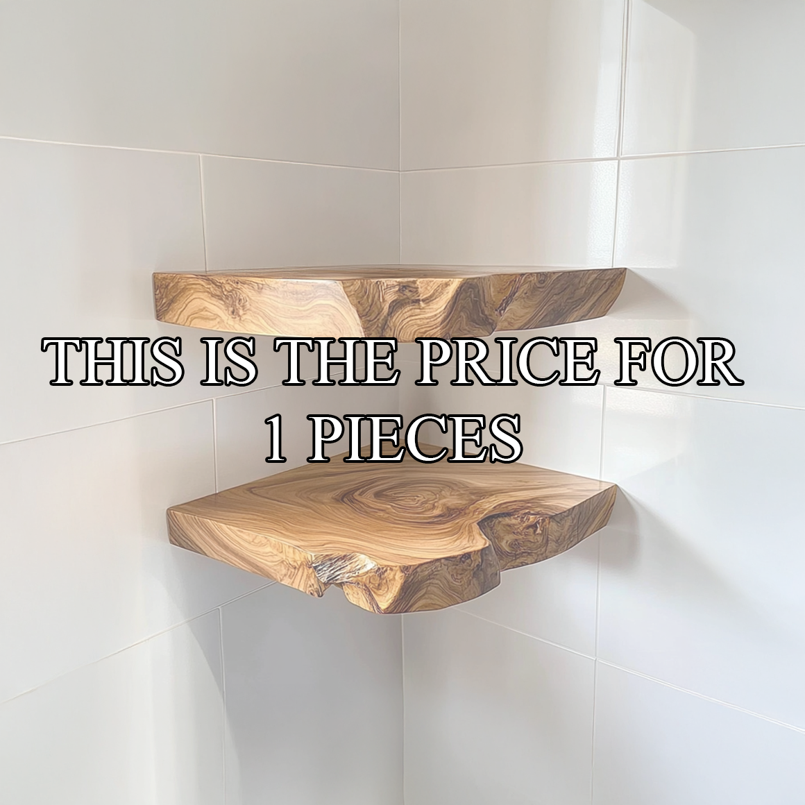 Rustic Corner Shelf For Living Room Wall Decor SINLSAFL336