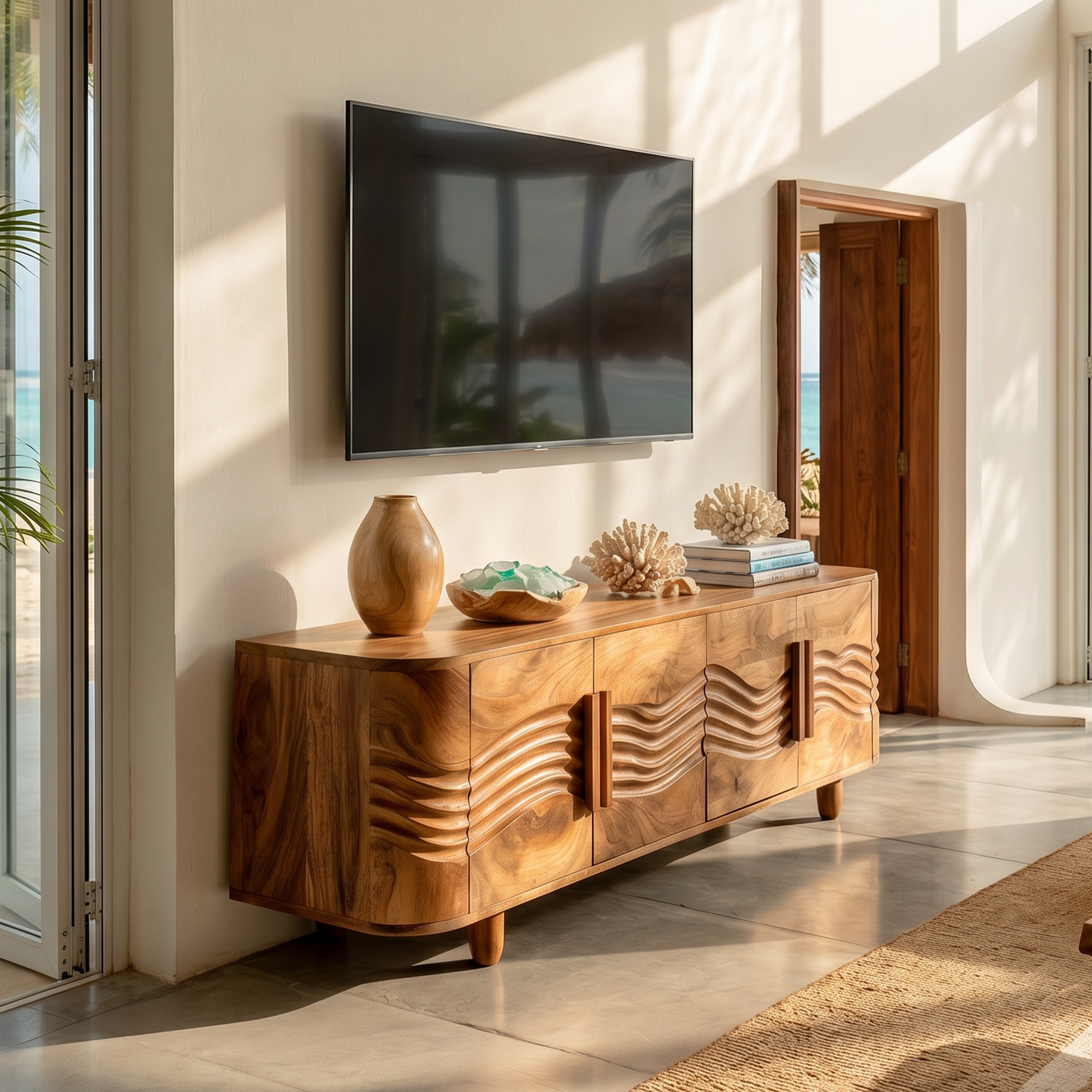 Minimalist Floating TV Cabinet For Elegant Apartment SILDTTRTVC072