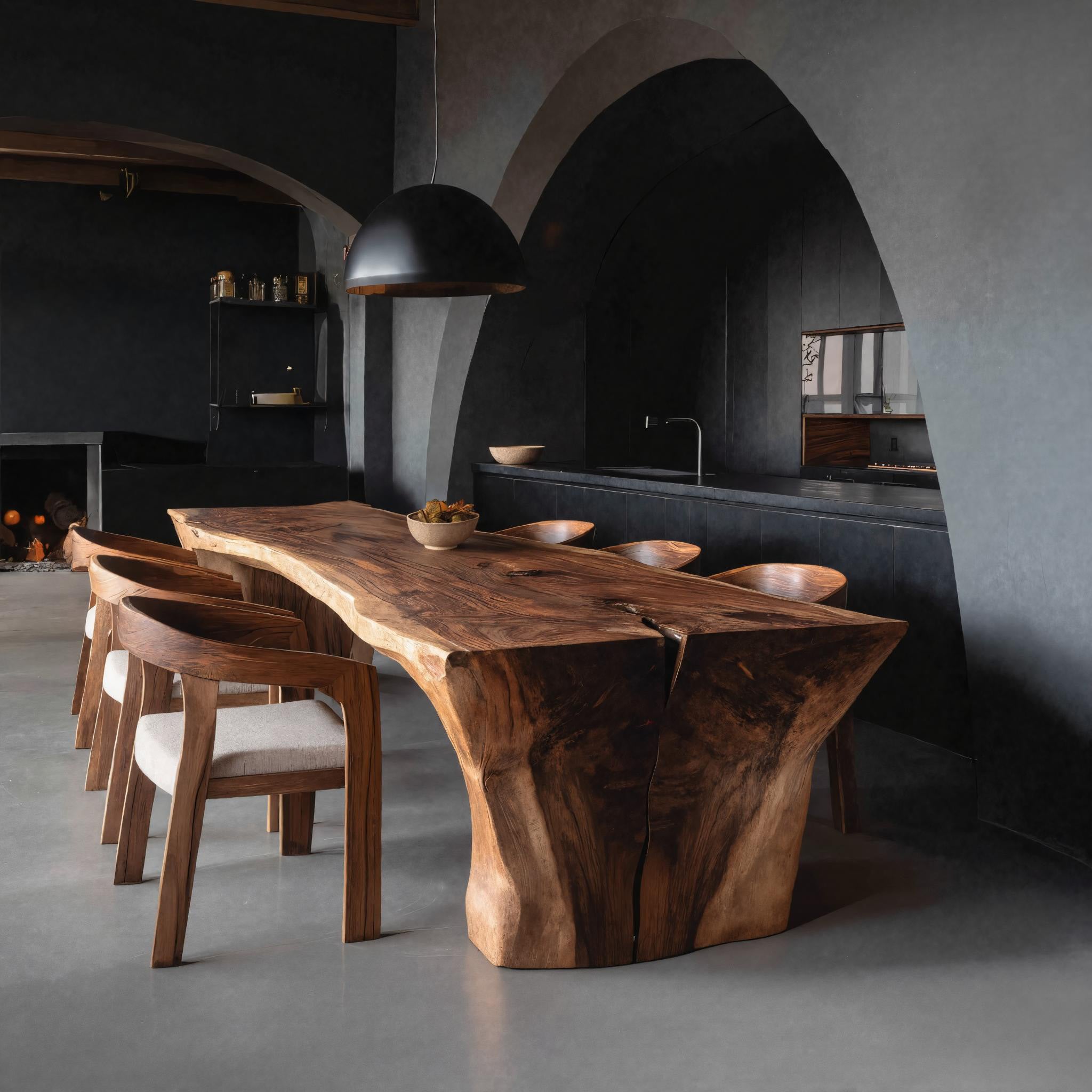 Wabi Sabi Handcrafted Dining Table For Dining Room RTTHHNDN037