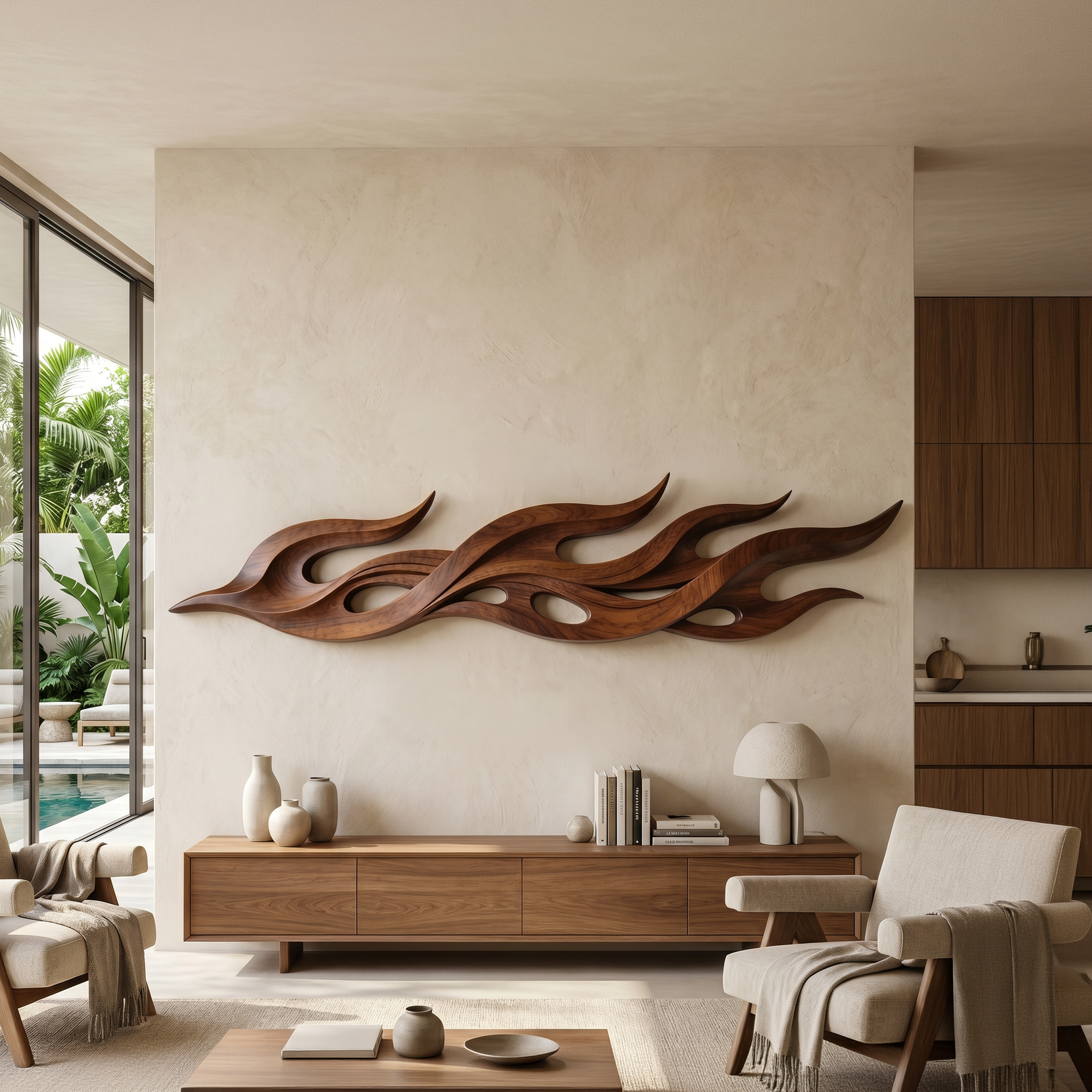 Scandinavian Relief Wall Art For Formal Sitting Room SILDTTNWA113