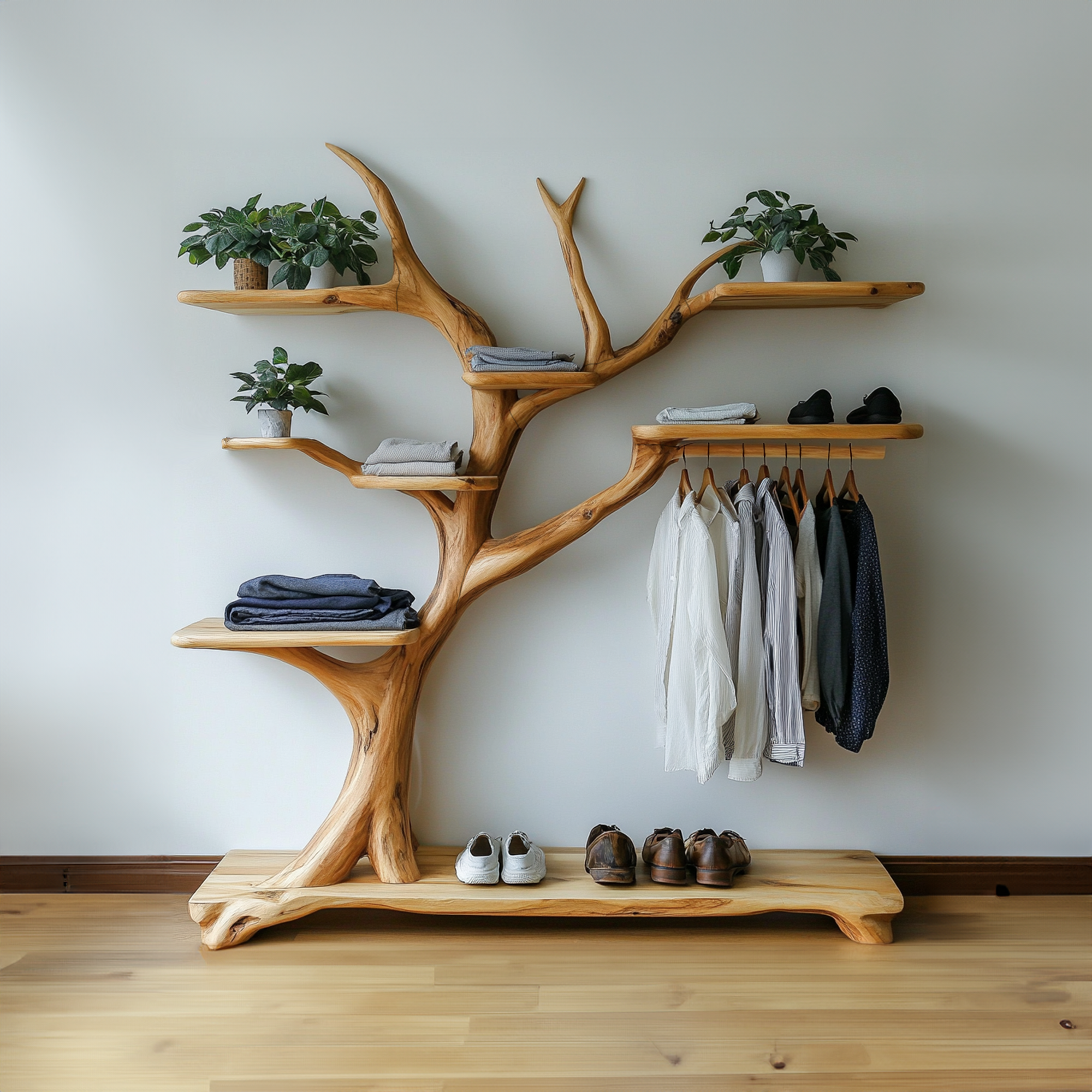 Modern Coat Rack Standing Wall Mounted Coat Rack Wall Decor SINLTB093