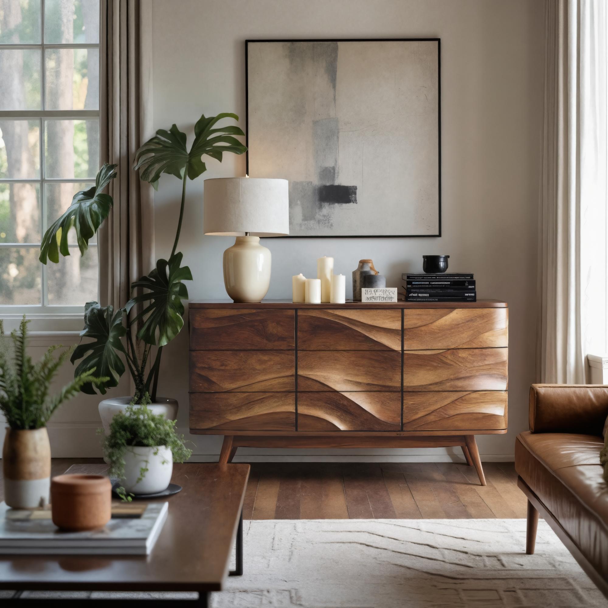 Modern Wavy Sideboard For Living Room Or Dining SITHHNSIB008