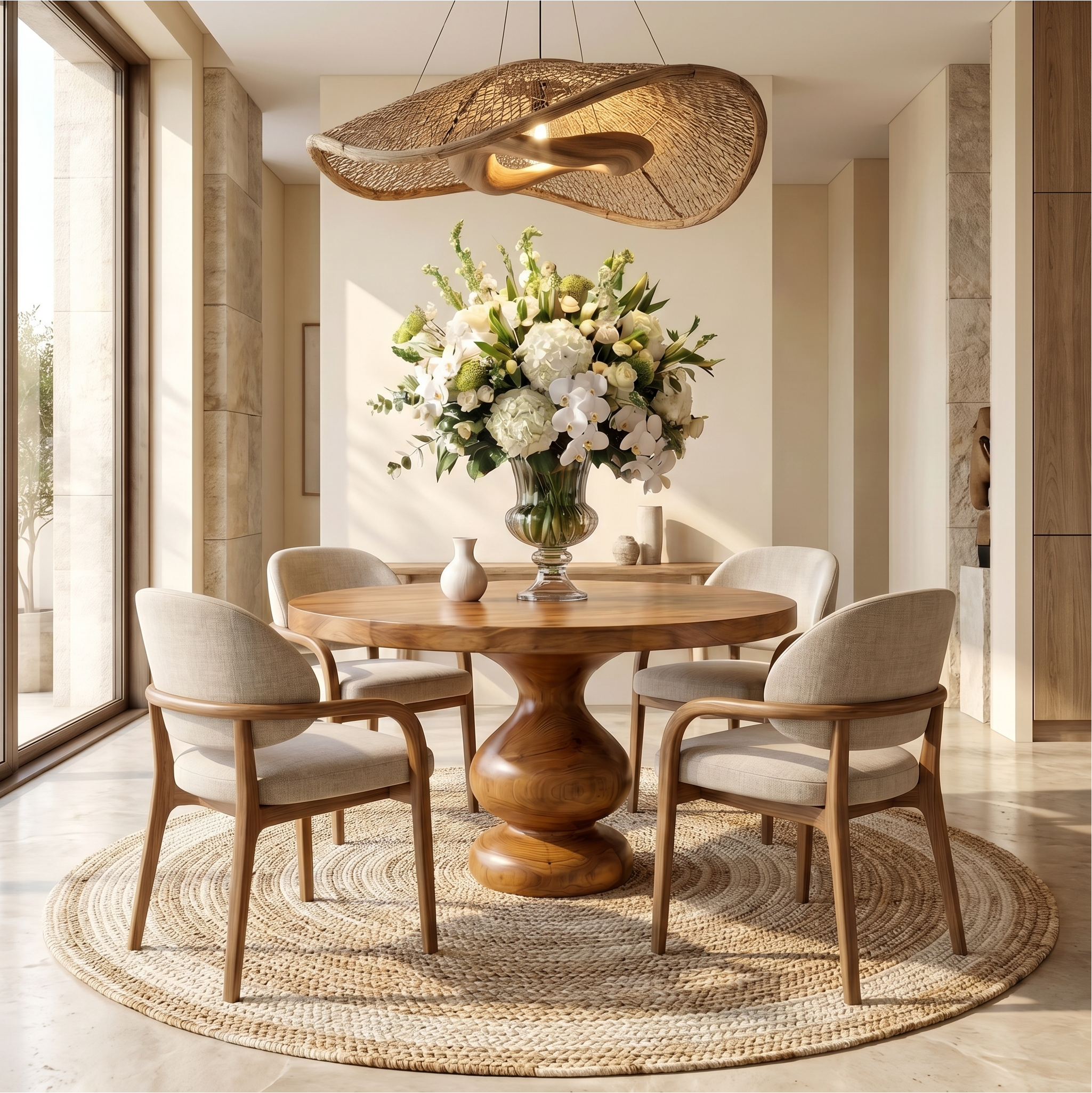Scandinavian Dining Table For Dining Room SINLSADT171