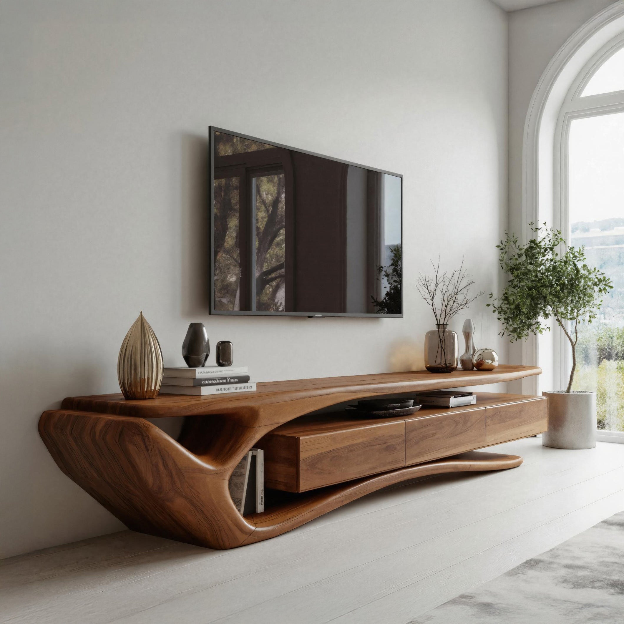 Contemporary TV Stand For Living Room SITHHNTVC014