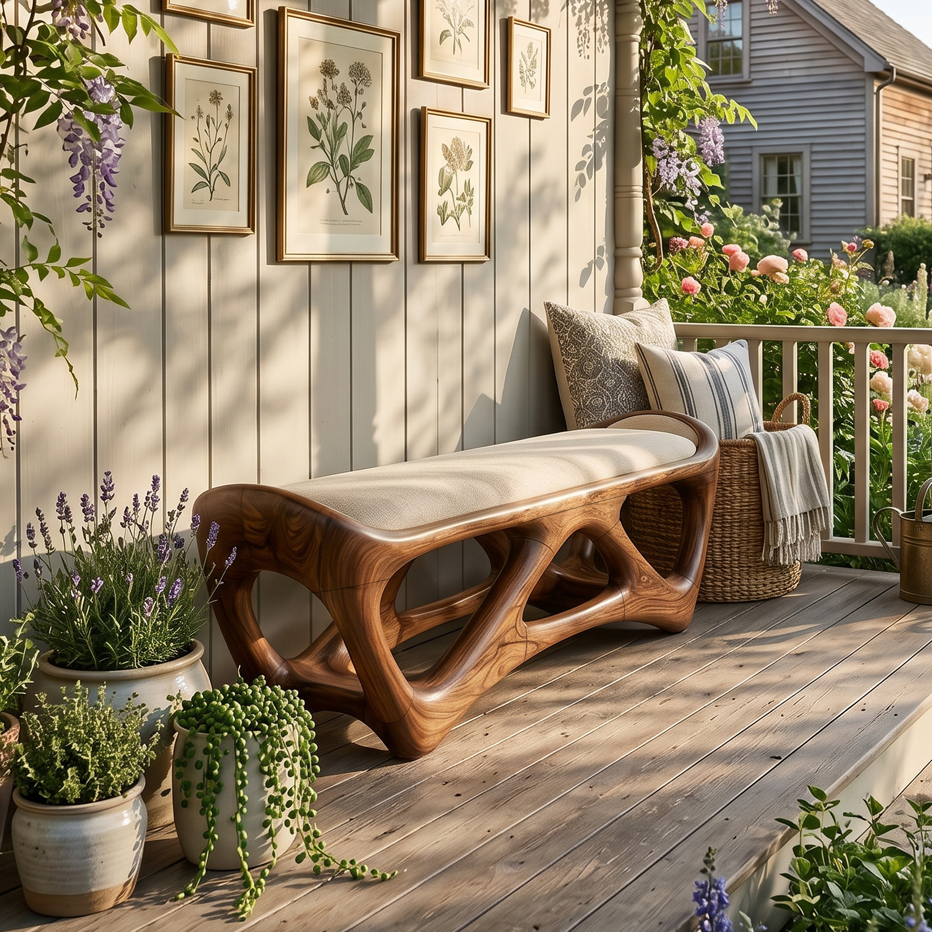Designer Wooden Bench Creative Studio SILDTTRBEN077