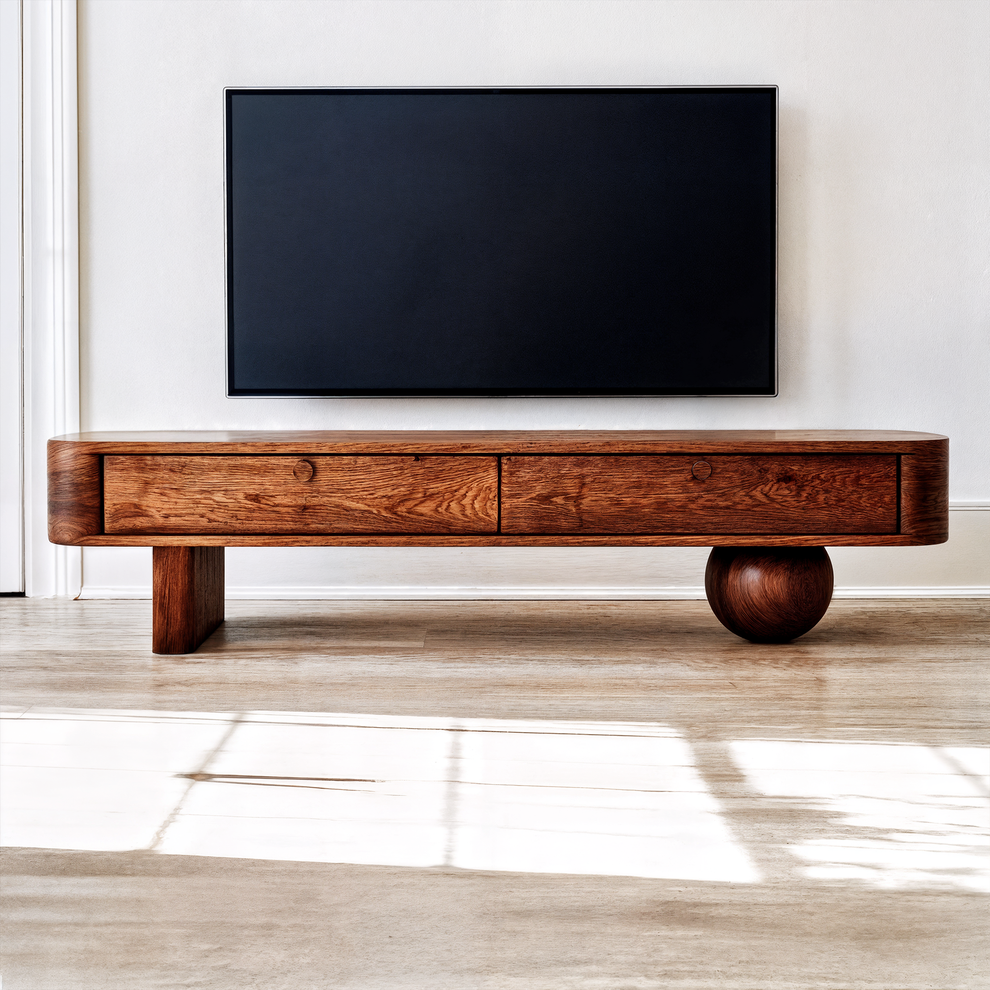 Modern TV Cabinet Solid Wood Living Room SINLKITC016