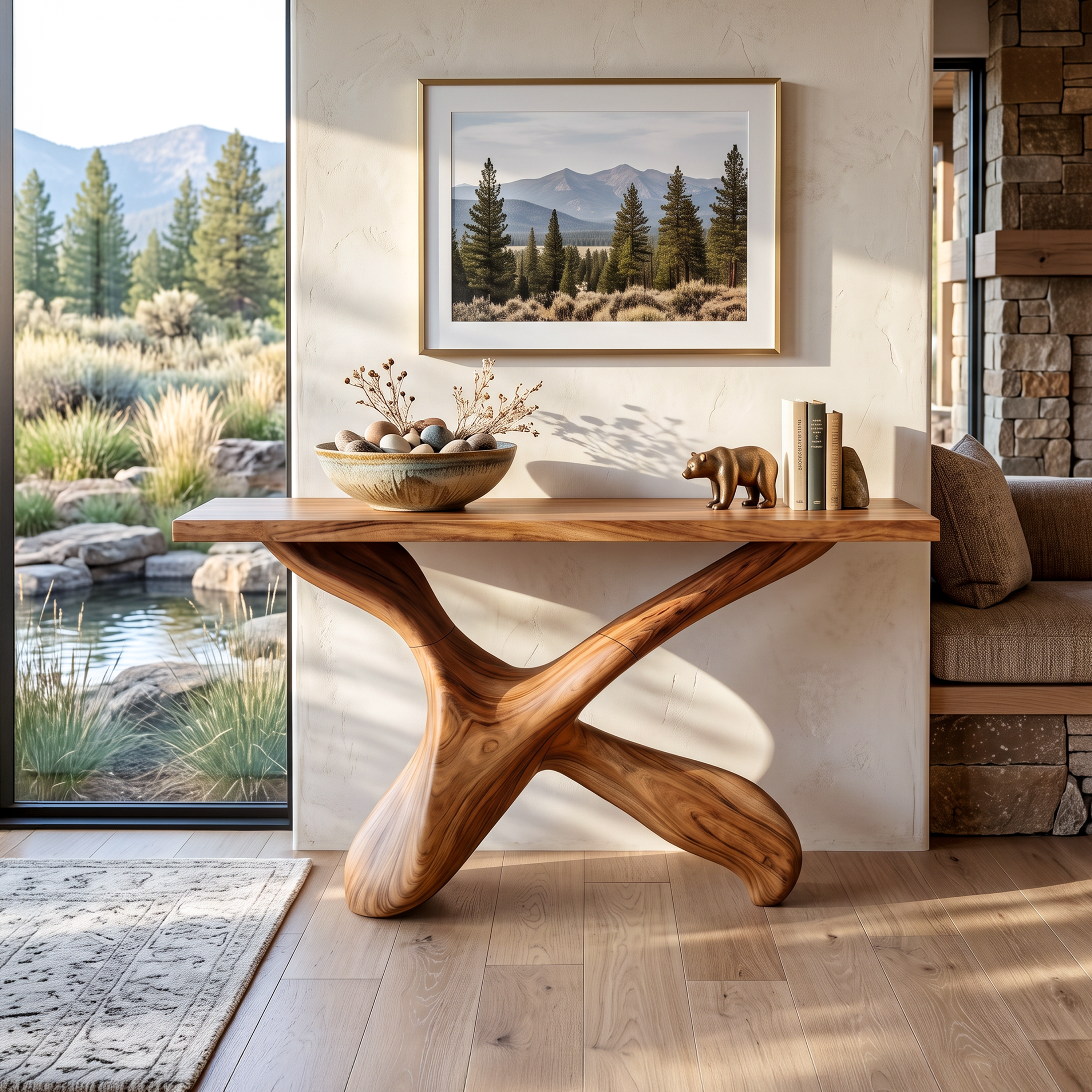 Farmhouse Console Table Entryway Decor SILDTTNCS209