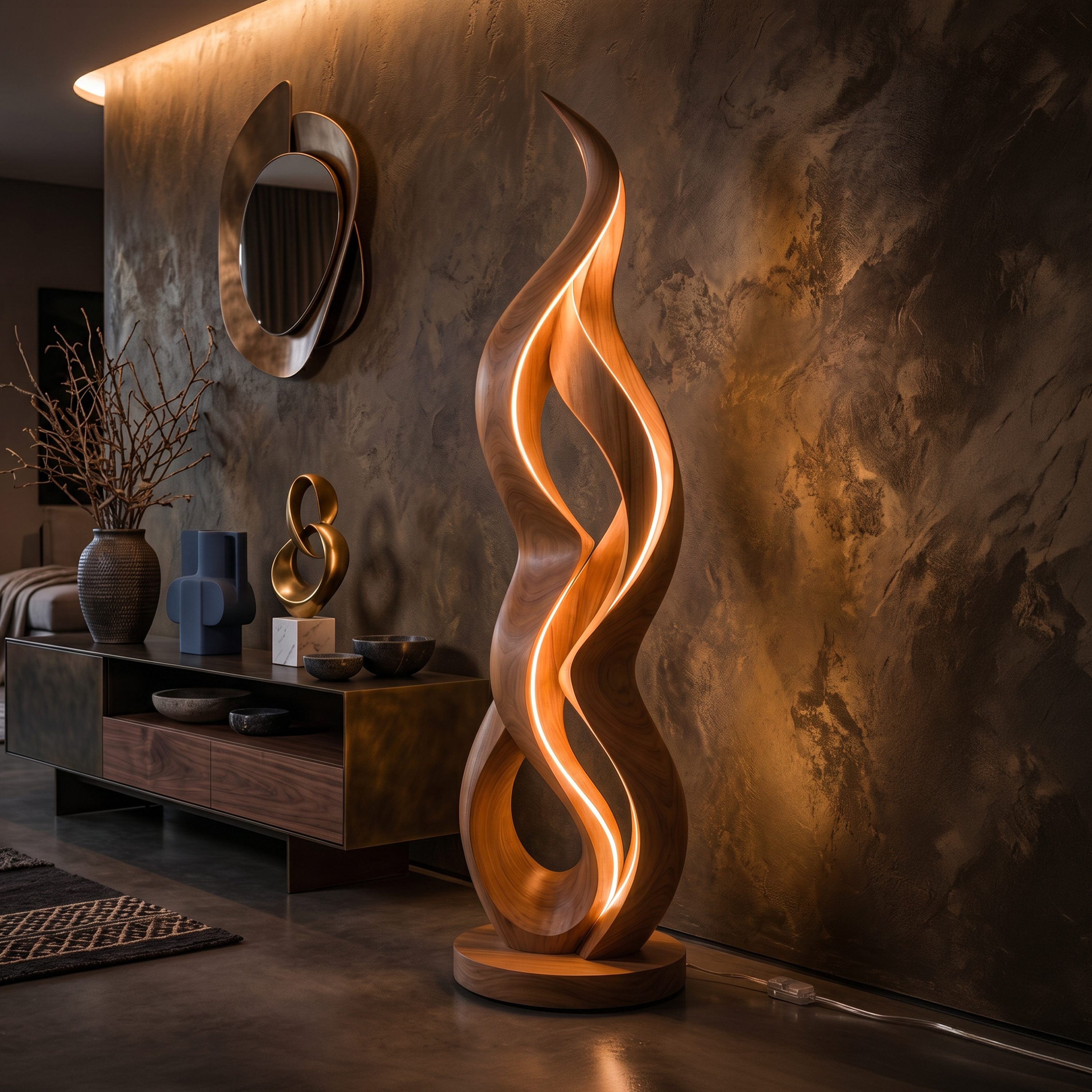 Minimalist Halo Floor Lamp For Modern Interior SILDTTNLAM010