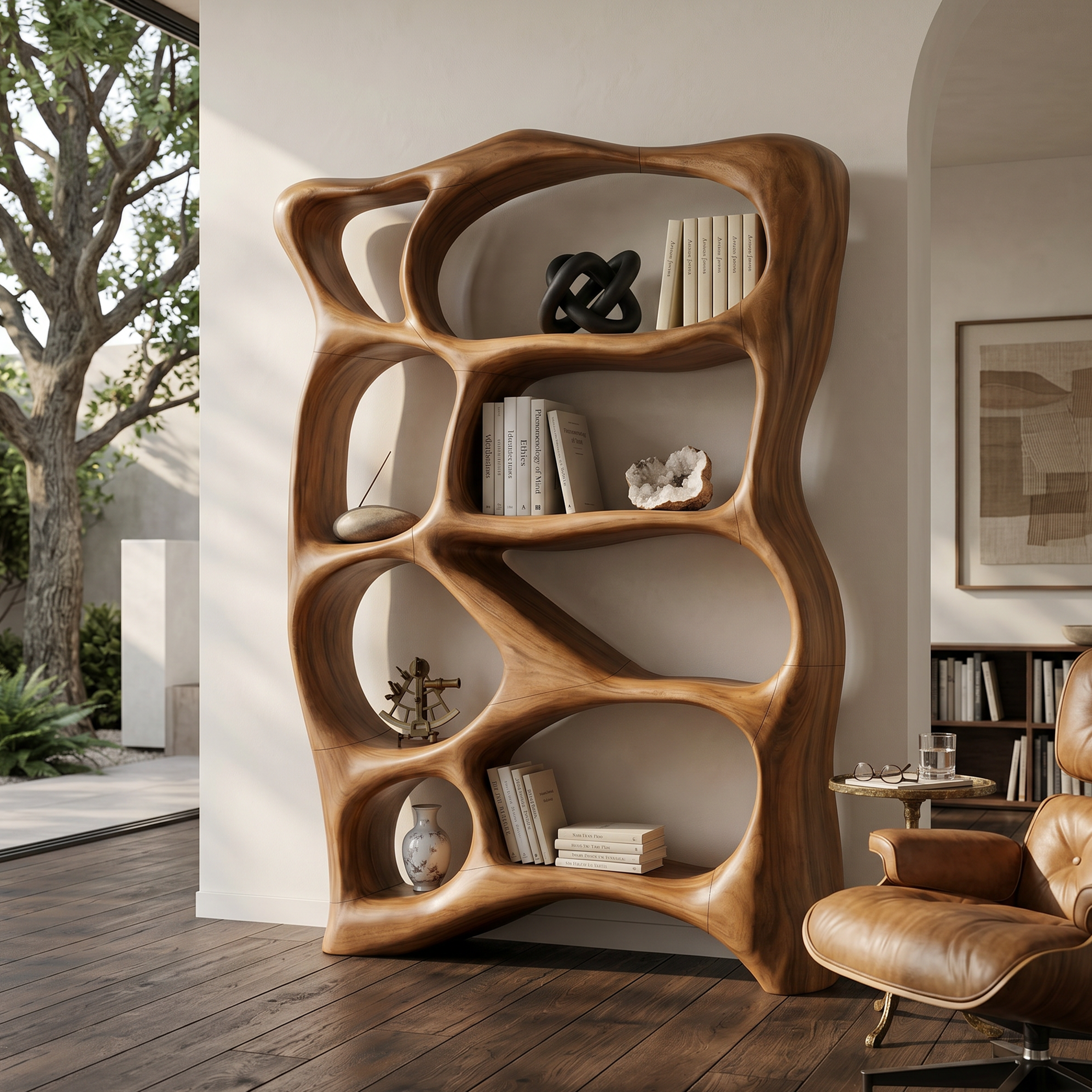 Contemporary Reading Bookshelf For Cozy Bedroom Interior SILDTTNBS040