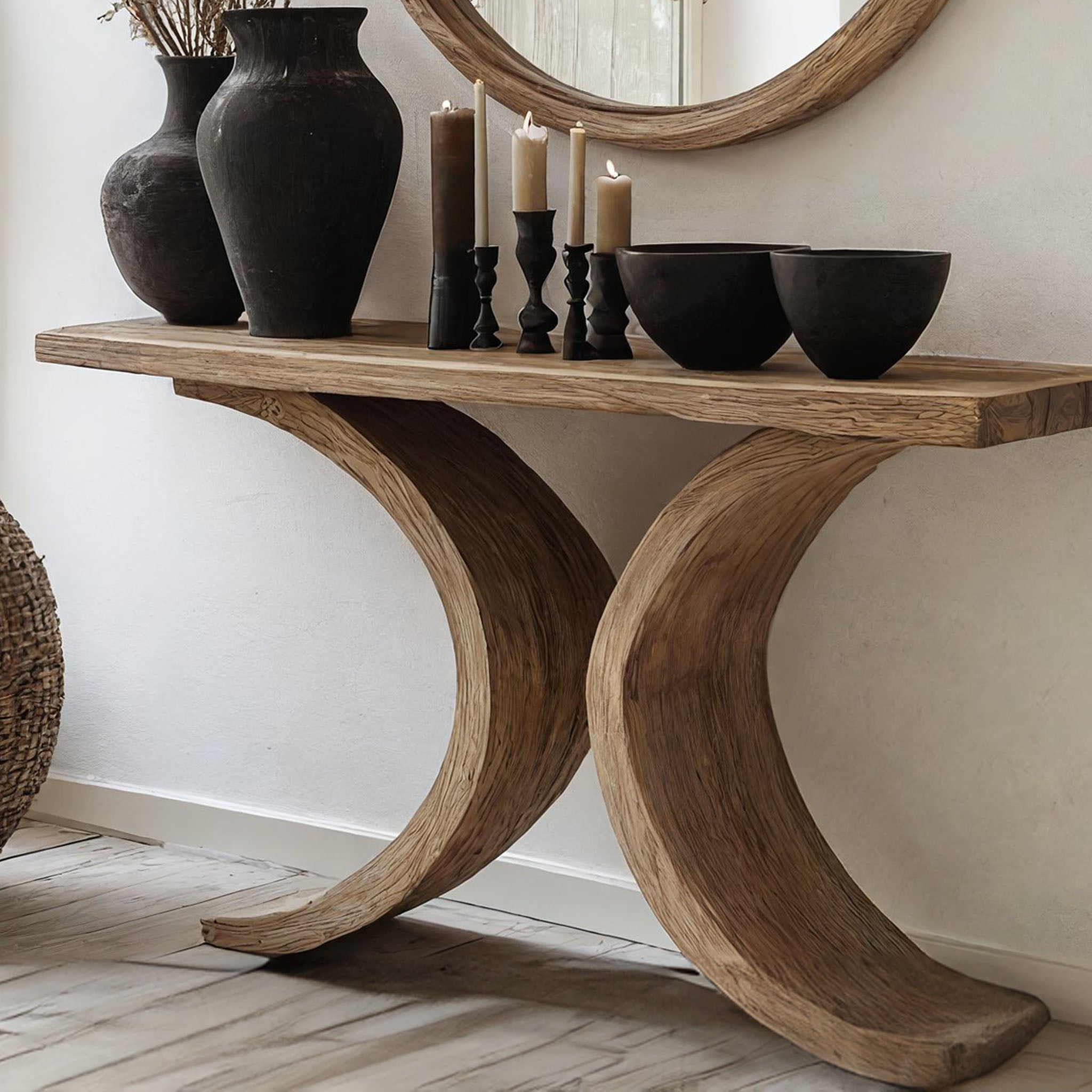 Living Edge Console Table Modern SILDTCS064