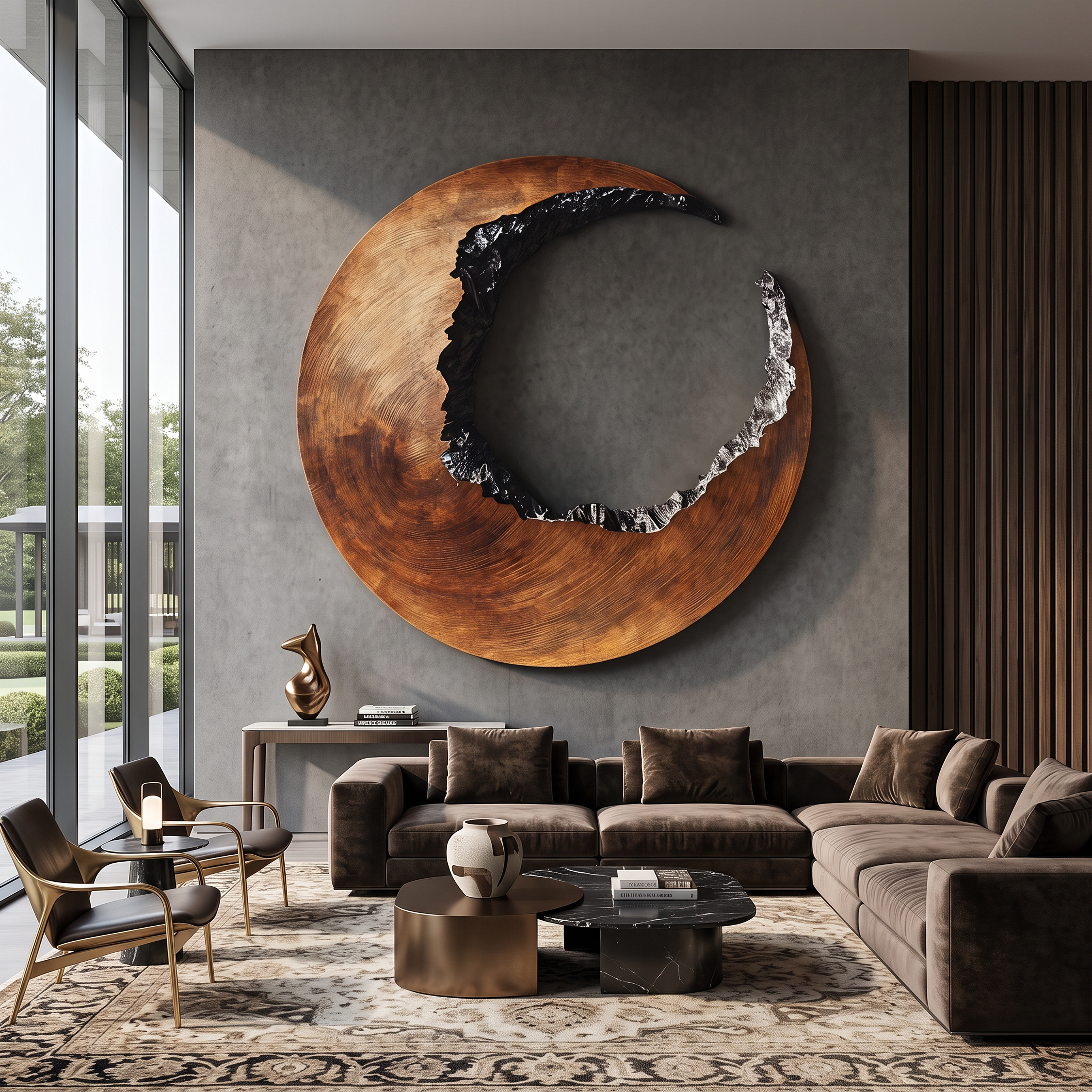 Mid Century 3D Wood Wall Art For Furniture Home Makeover SILDTTRWA010