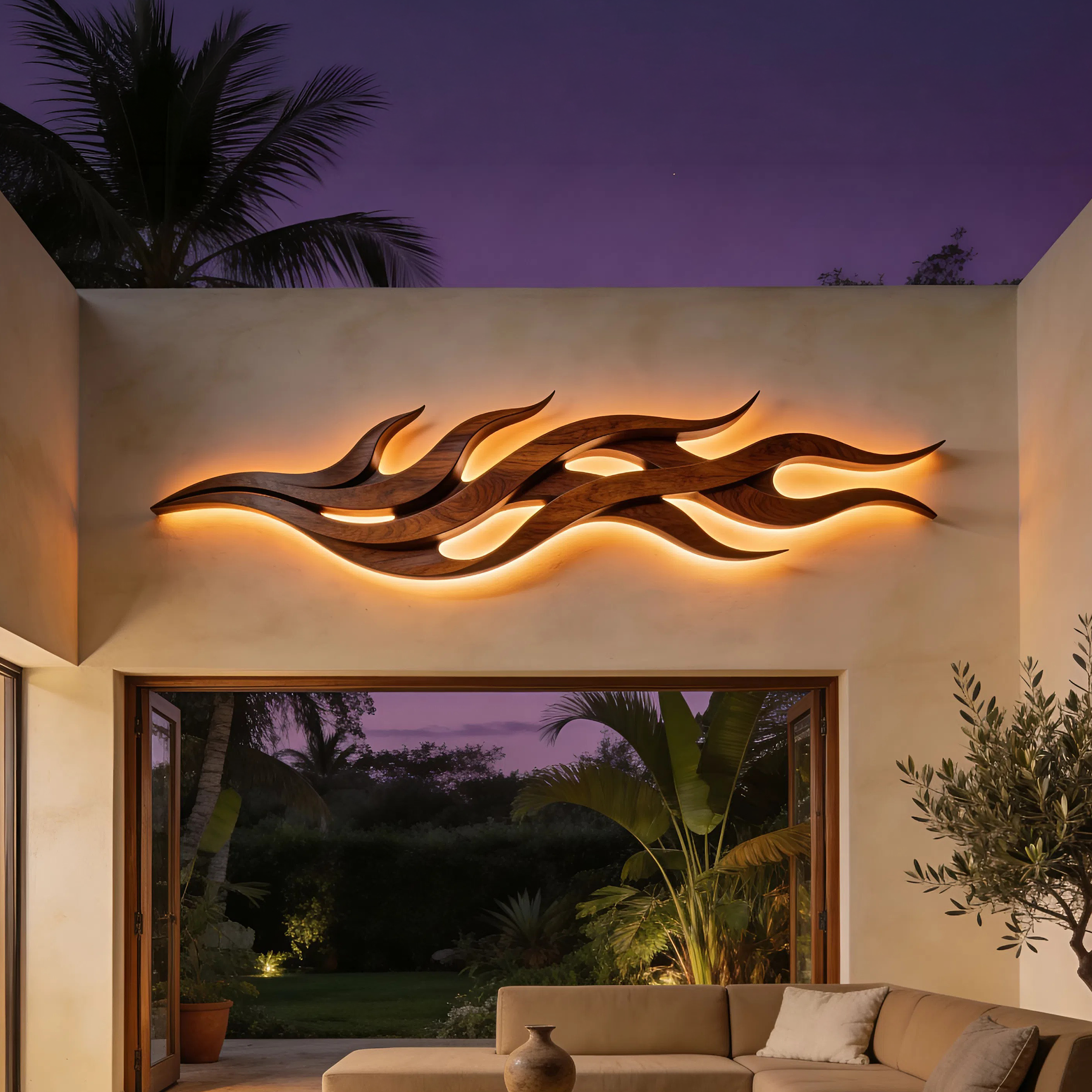Contemporary Dimensional Wall Art For Executive Office Interior SILDTTNWA101