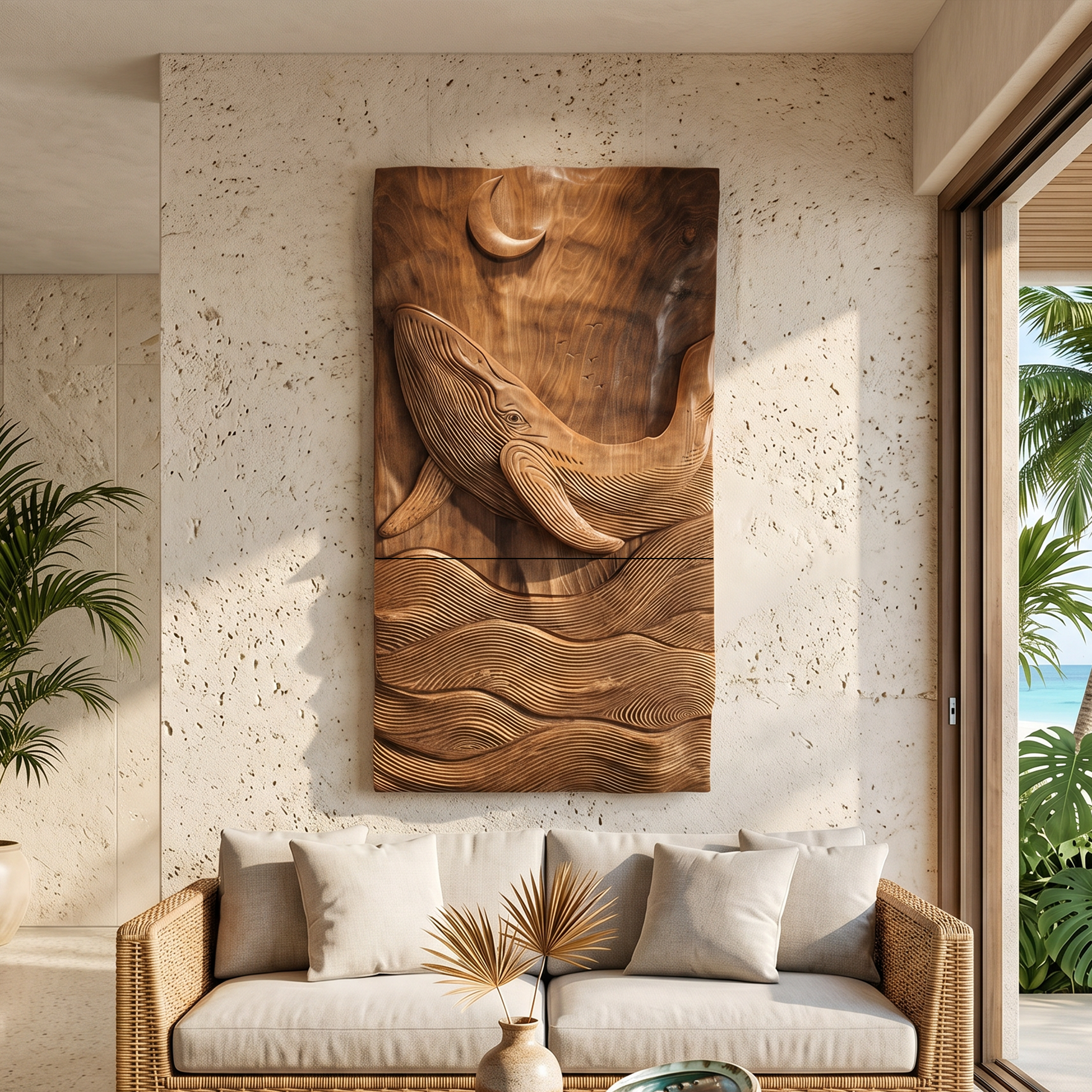 Large Abstract Wood Wall Decor For Elegant Modern Interiors SILDTTRWA075