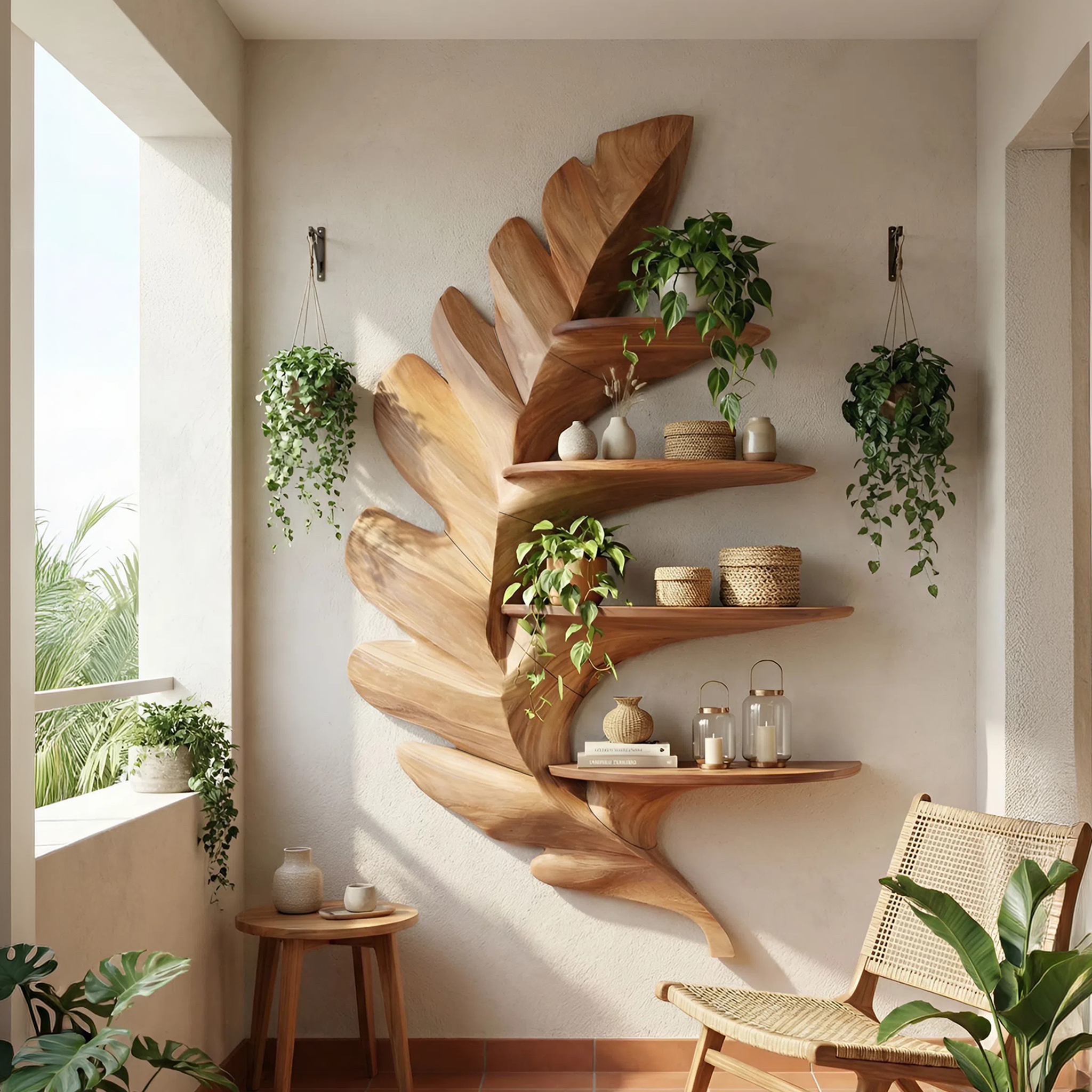 Contemporary Wall Shelf For Home Entrance Decor SILDTTNWMS043