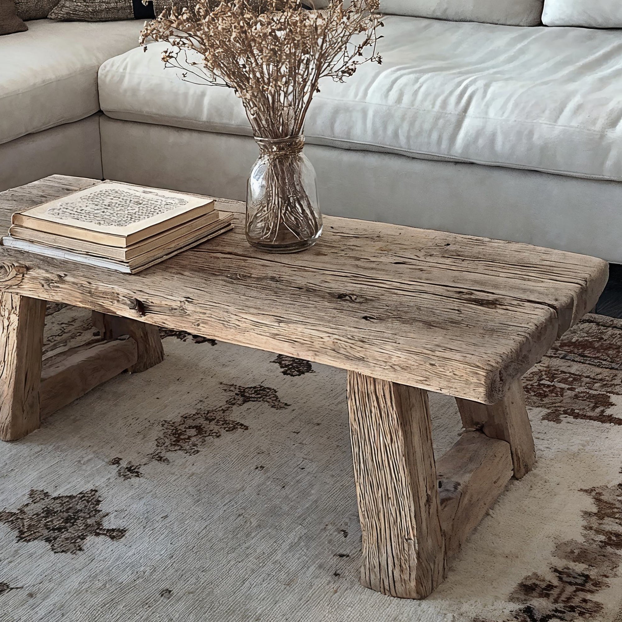 Unique Rustic Driftwood Coffee Table SILDTCF029
