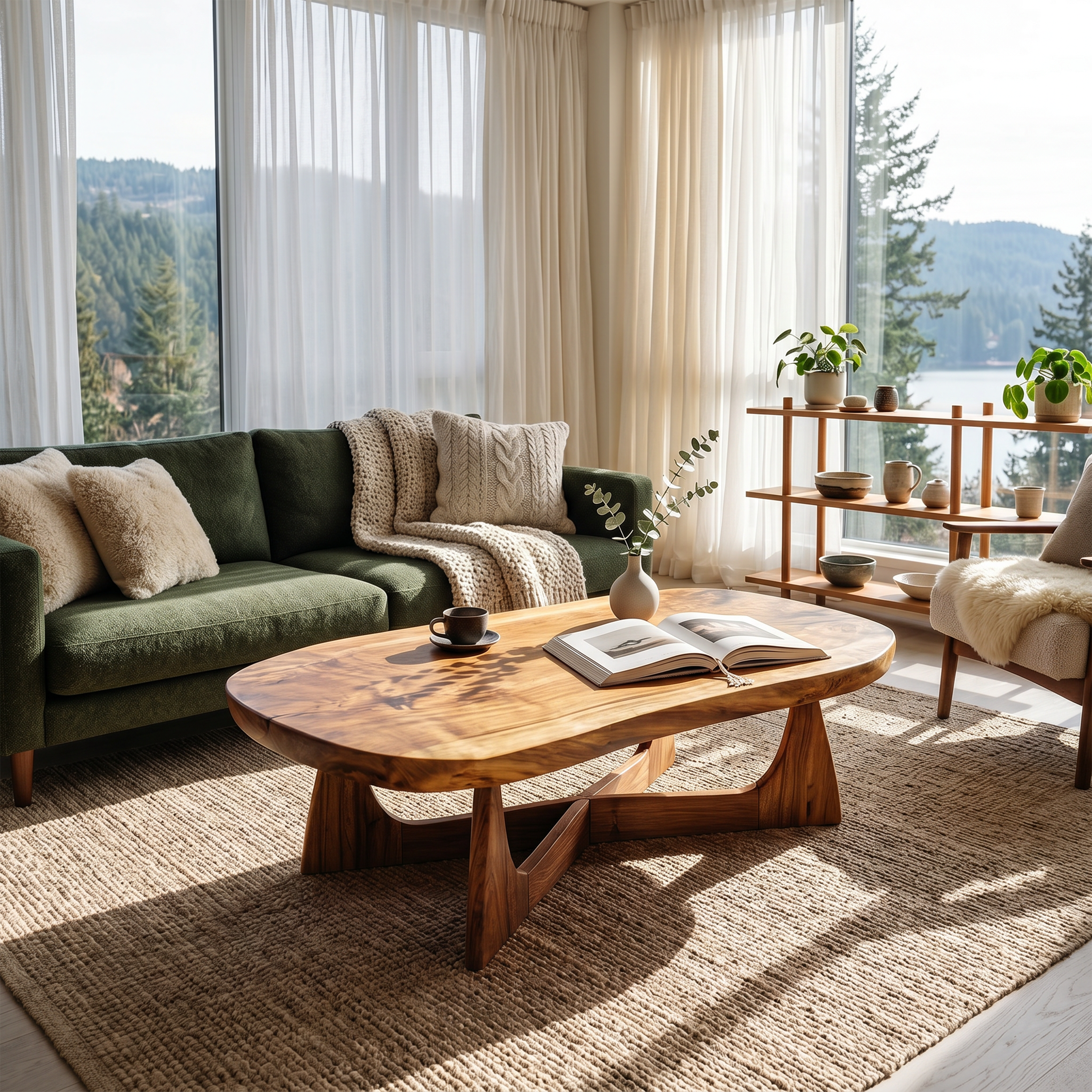 Nordic Wood Coffee Table For Cozy Lounge SILDTTRCF116