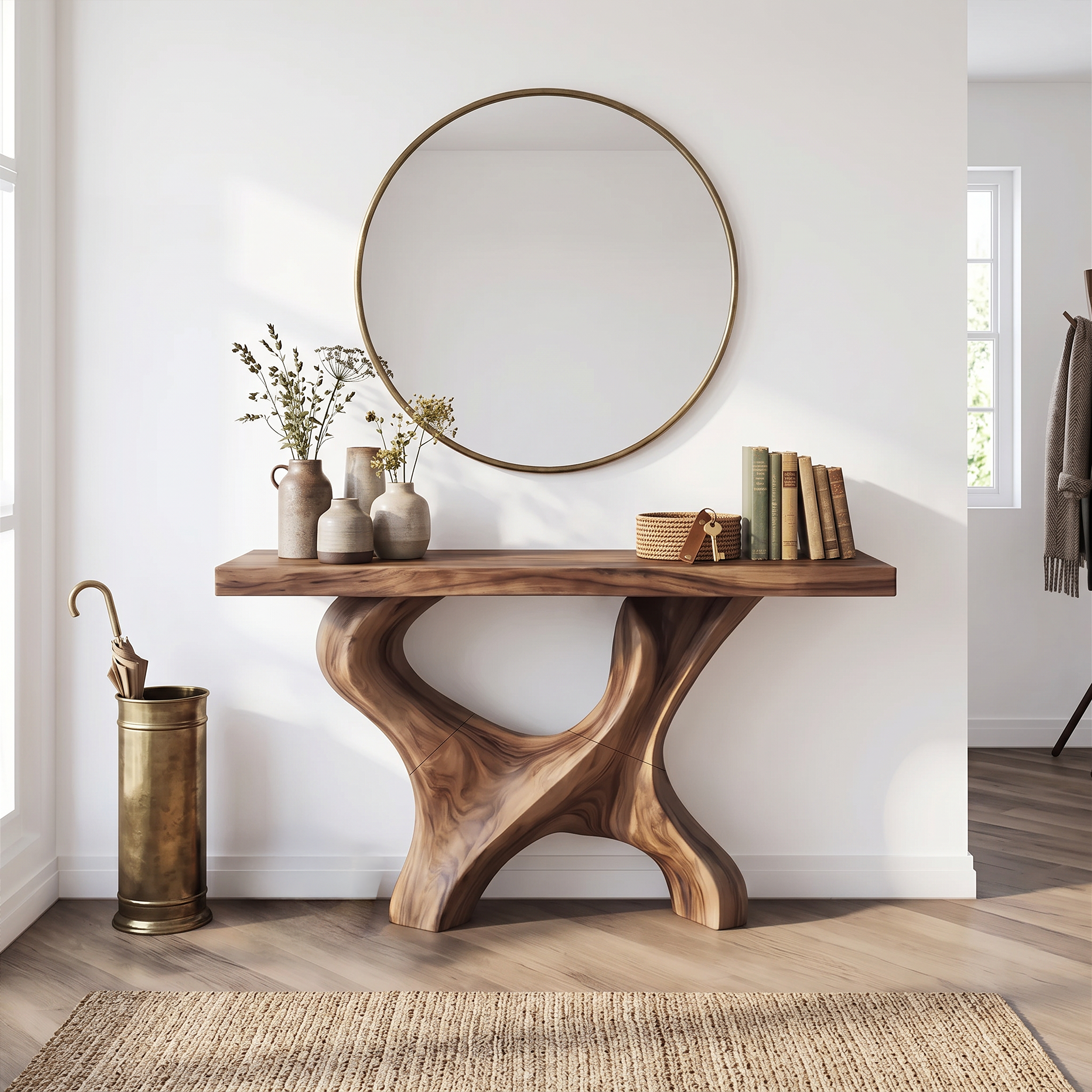Handcrafted Entryway Storage Furniture Decor SILDTTRCS239