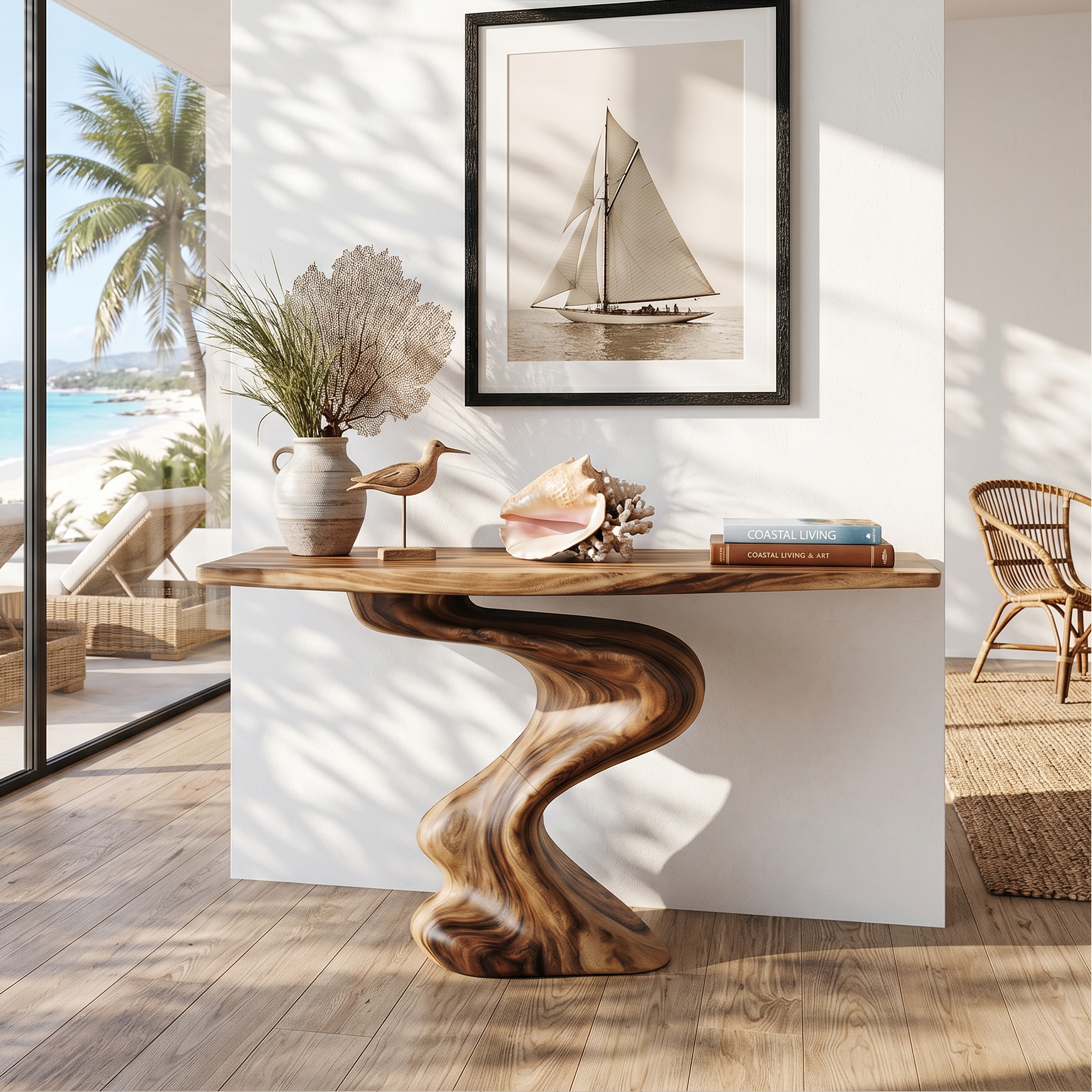 Handcrafted Modern Console Table Furniture Decor SILDTTRCS224