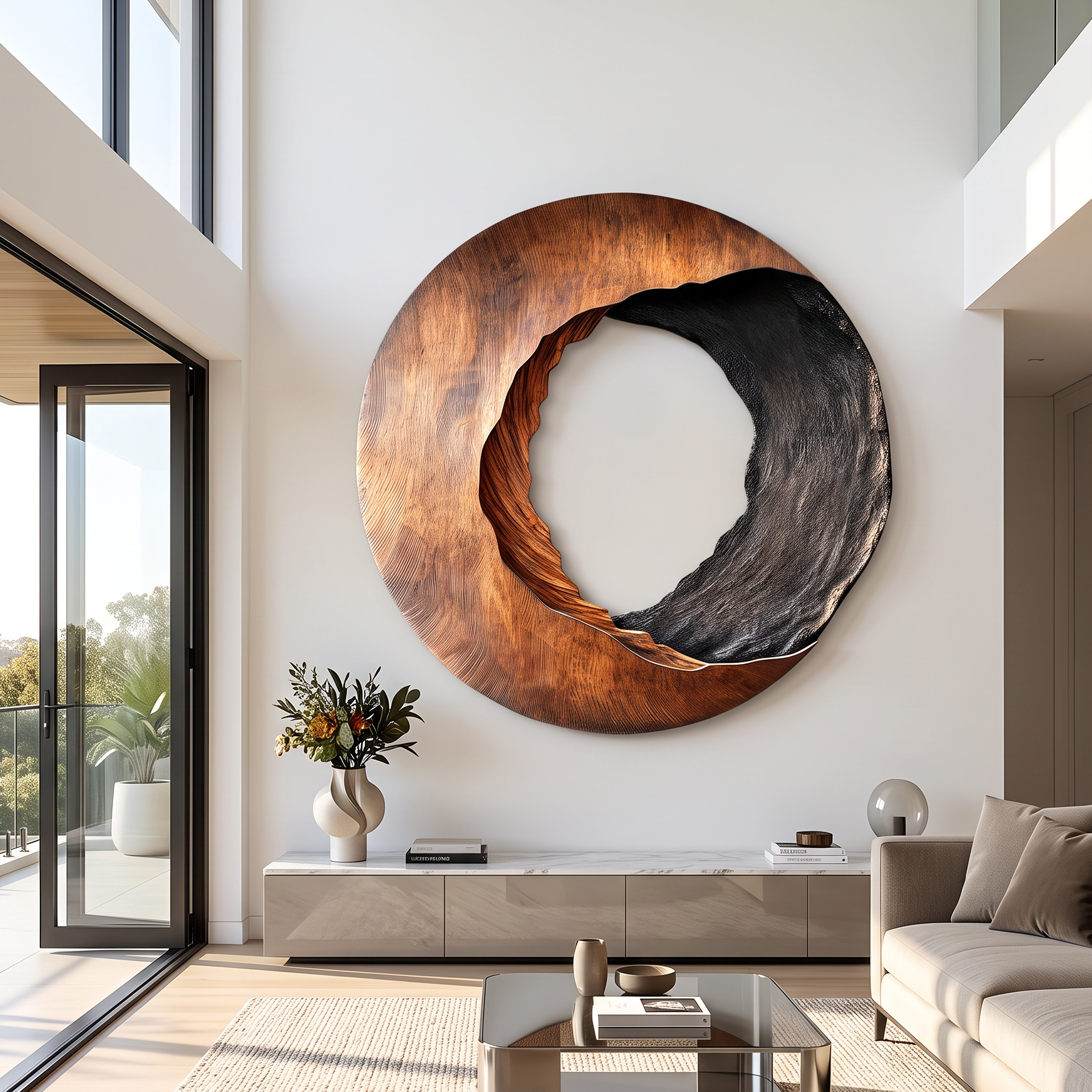 Handcrafted Solid Wood 3D Sculpture Wall Art For Home Living Room SILDTTRWA022
