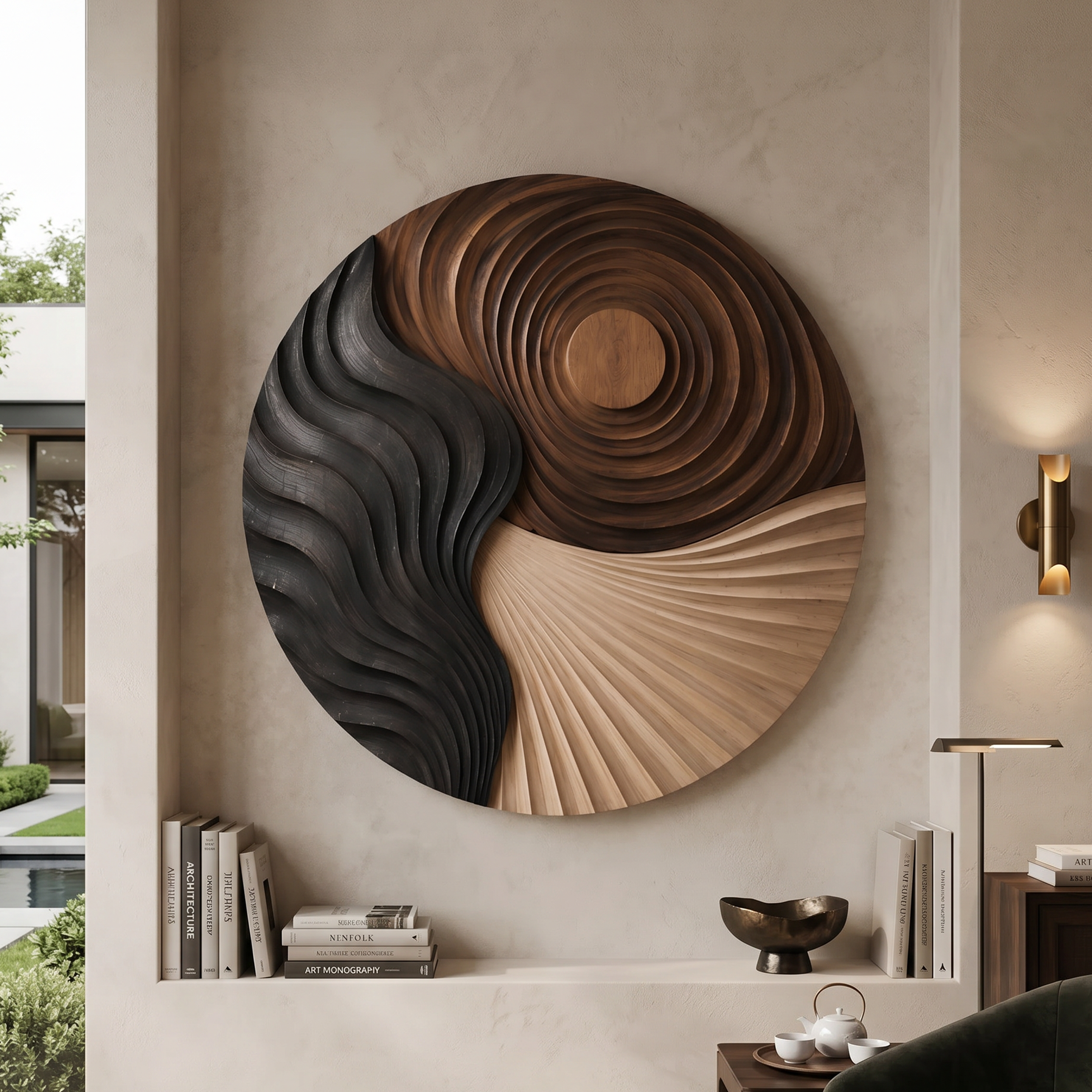 Contemporary Silhouette Wall Art For Guest Suite Interior SILDTTNWA126