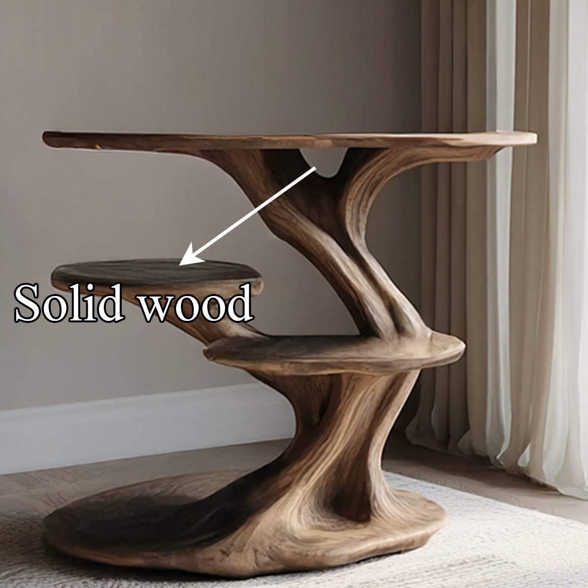 Rustic End Table Living Room And Bedroom SINLSABT092
