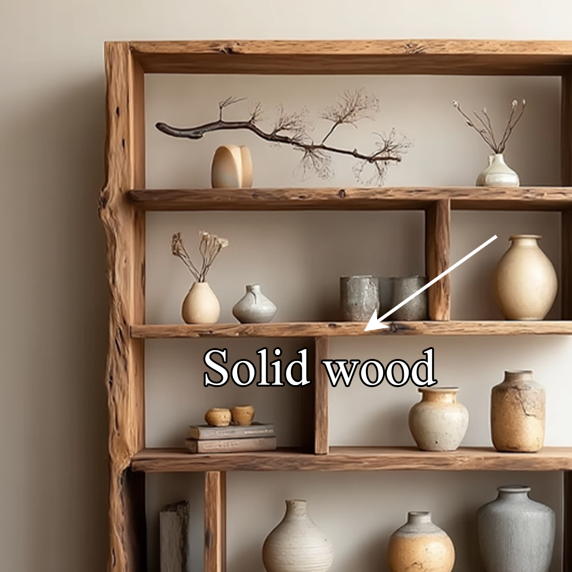 Rustic Wooden Storage Bookshelf Entryway SINLSASC151