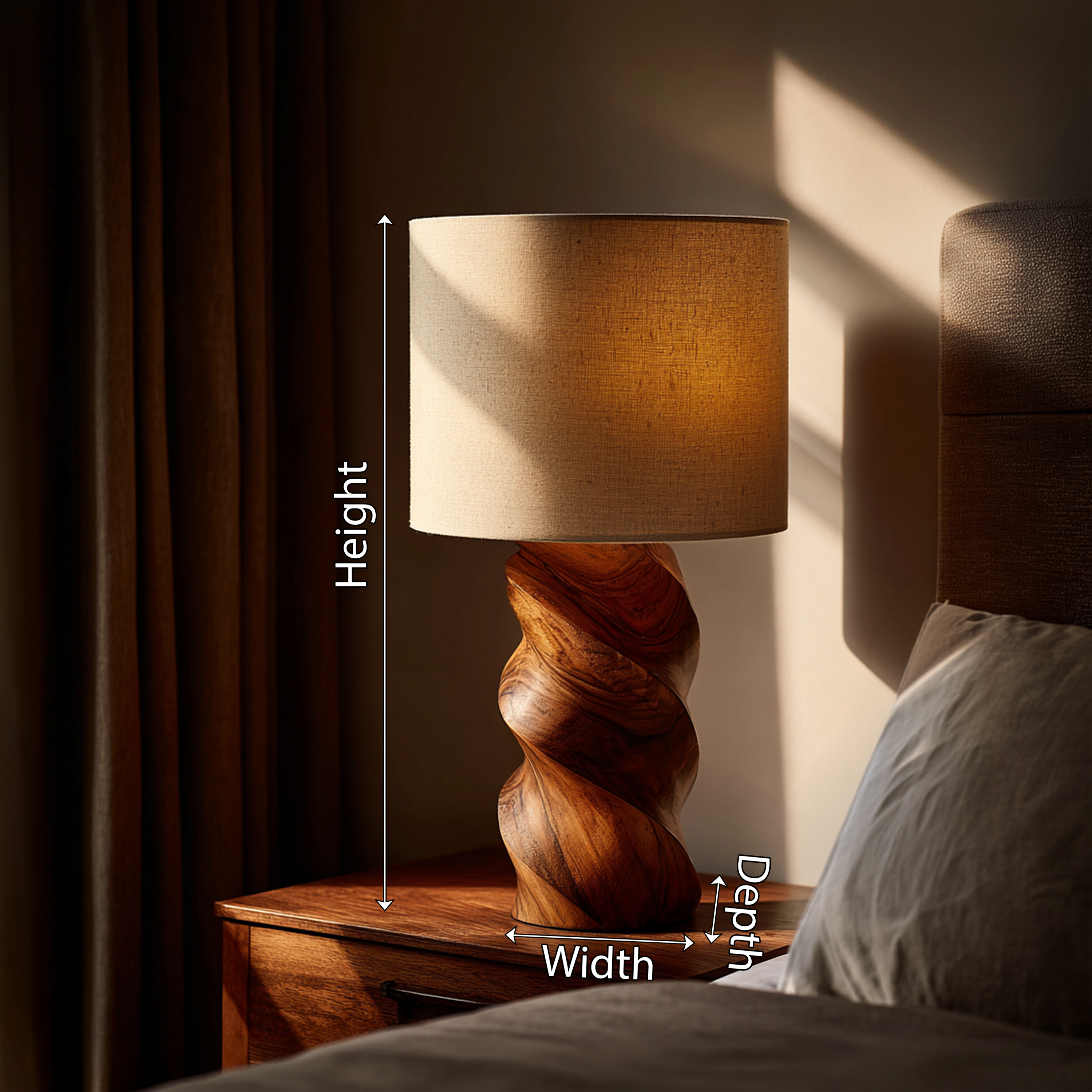 Mid Century Accent Lamp Living Room Bedroom Apartment Corner Space SILDTTRLAM040