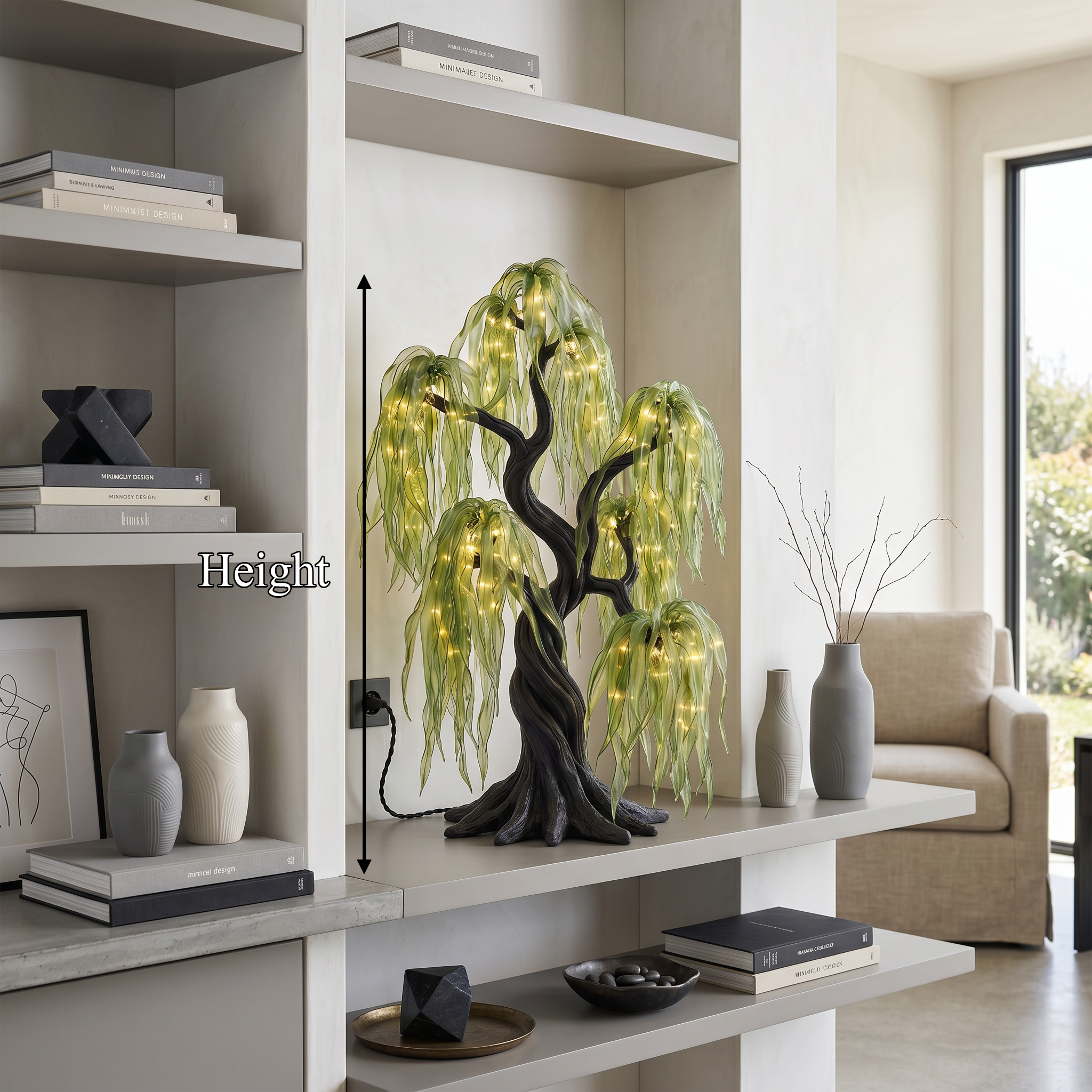 Minimalist Tree Table Lamp For Living Room Decor SINLSATL017