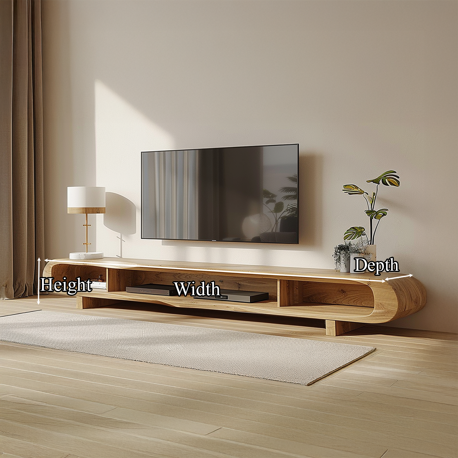 Modern Minimal TV Console For Living Room And Studio SINLSACS119