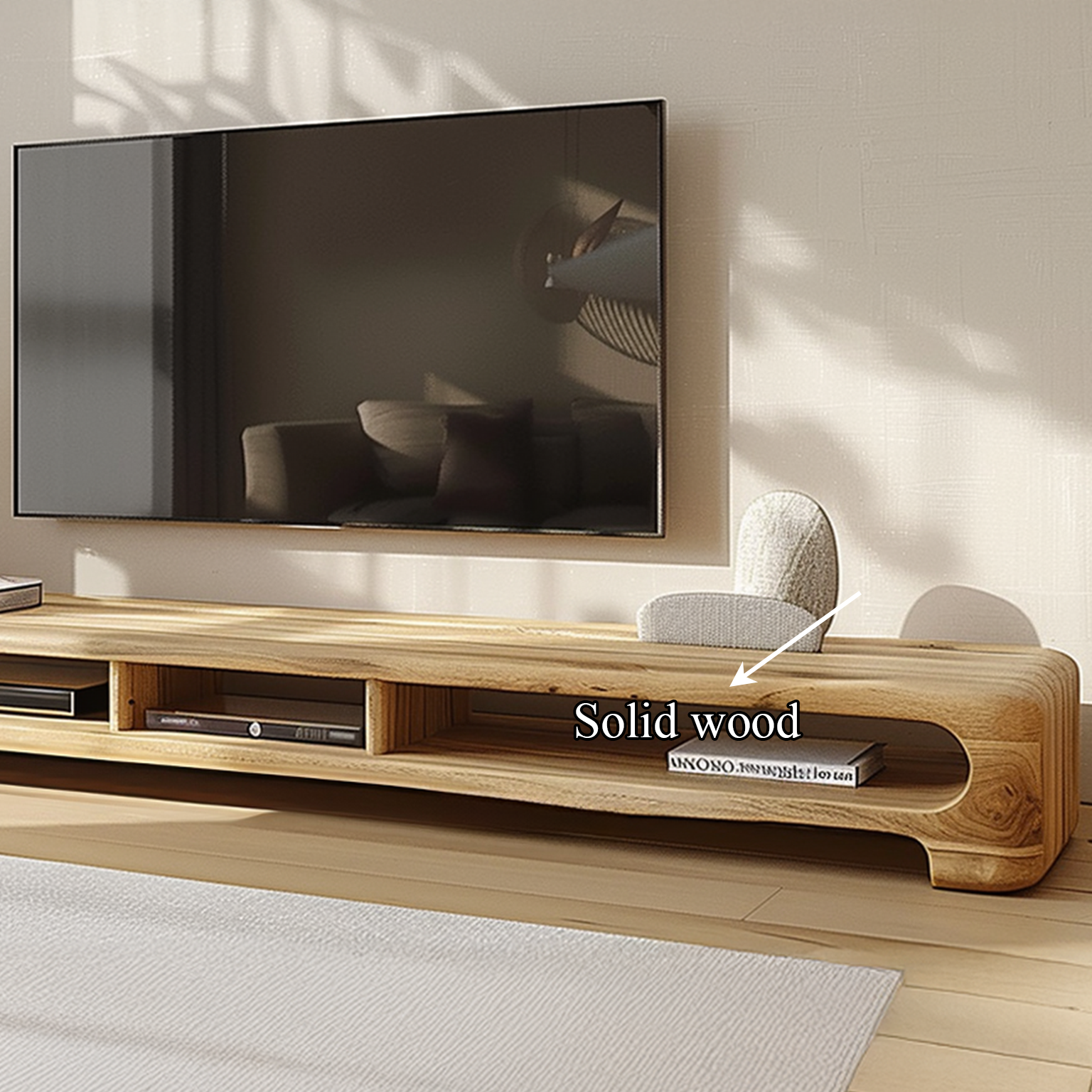 Modern Minimal Media Unit For Living Room And Apartment SINLSACS120