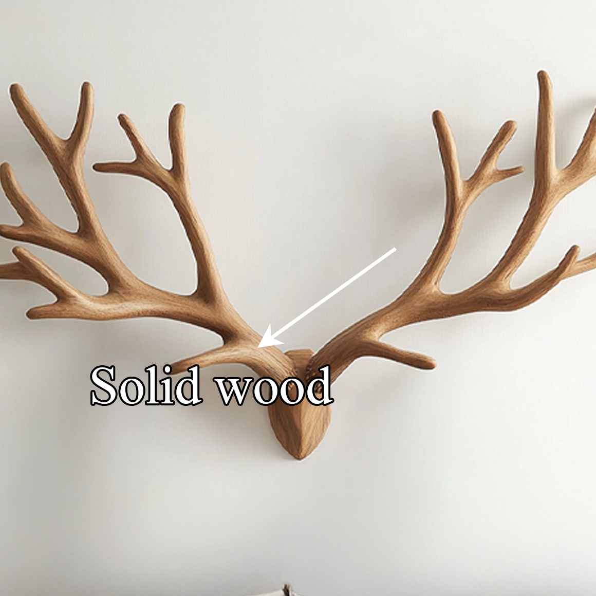 Rustic Deer Antler Wall Decor For Bedroom And Living Room SINLSATBW004