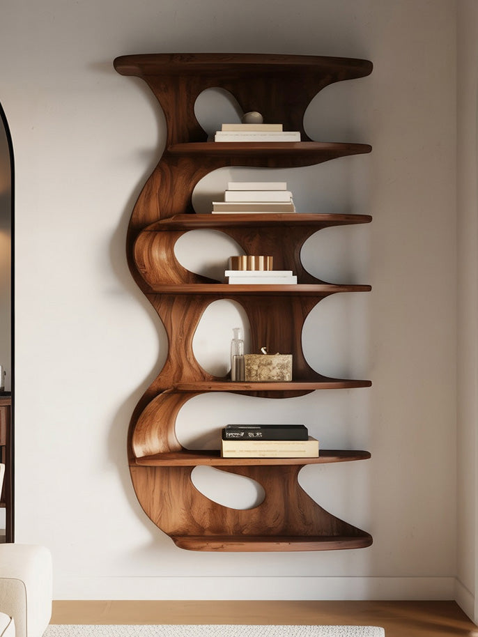 Modern Wall Mounted Bookshelf For Living Room SITHHNFL020