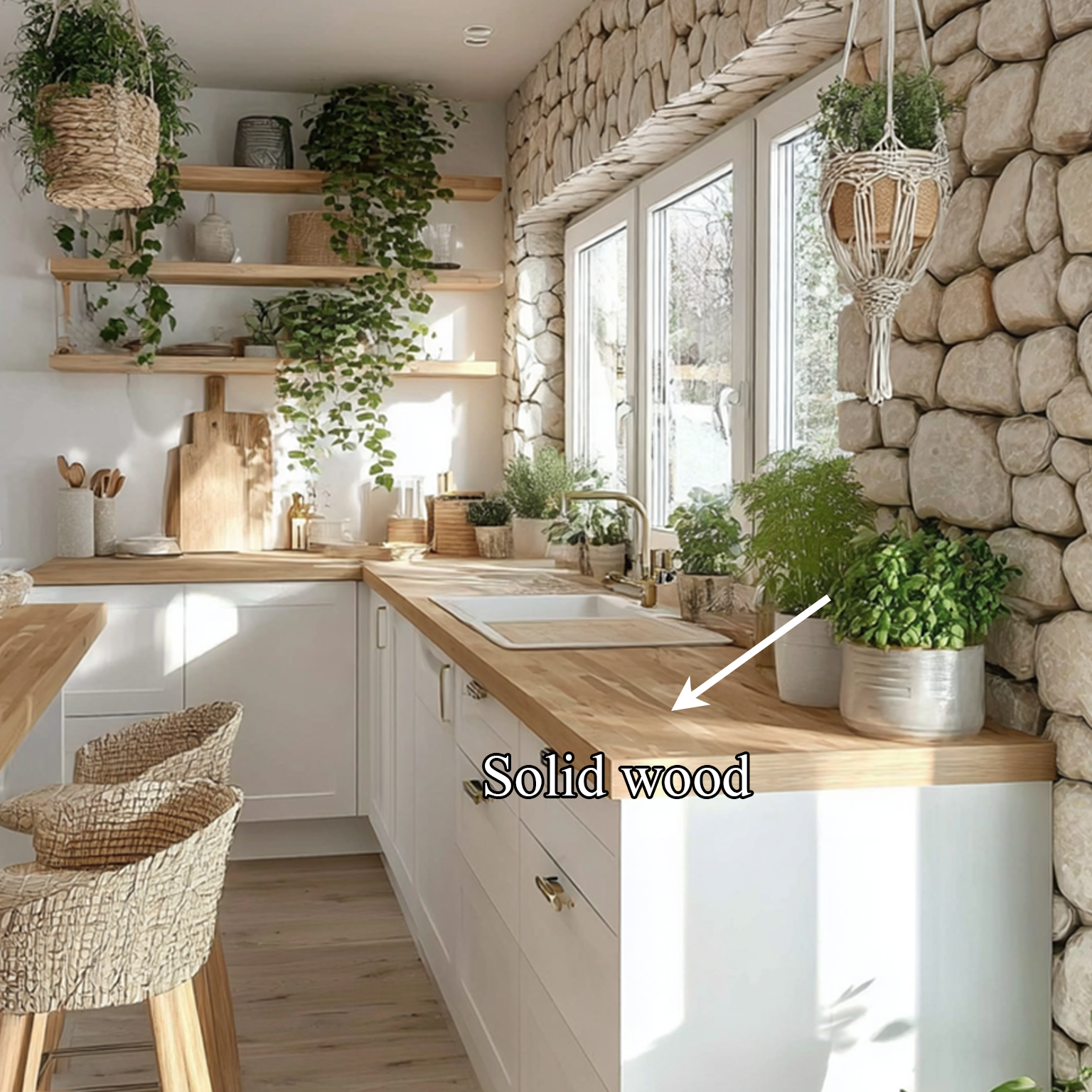 Scandinavian Rustic Kitchen Island Kitchen Or Dining Room SINLSAKI002